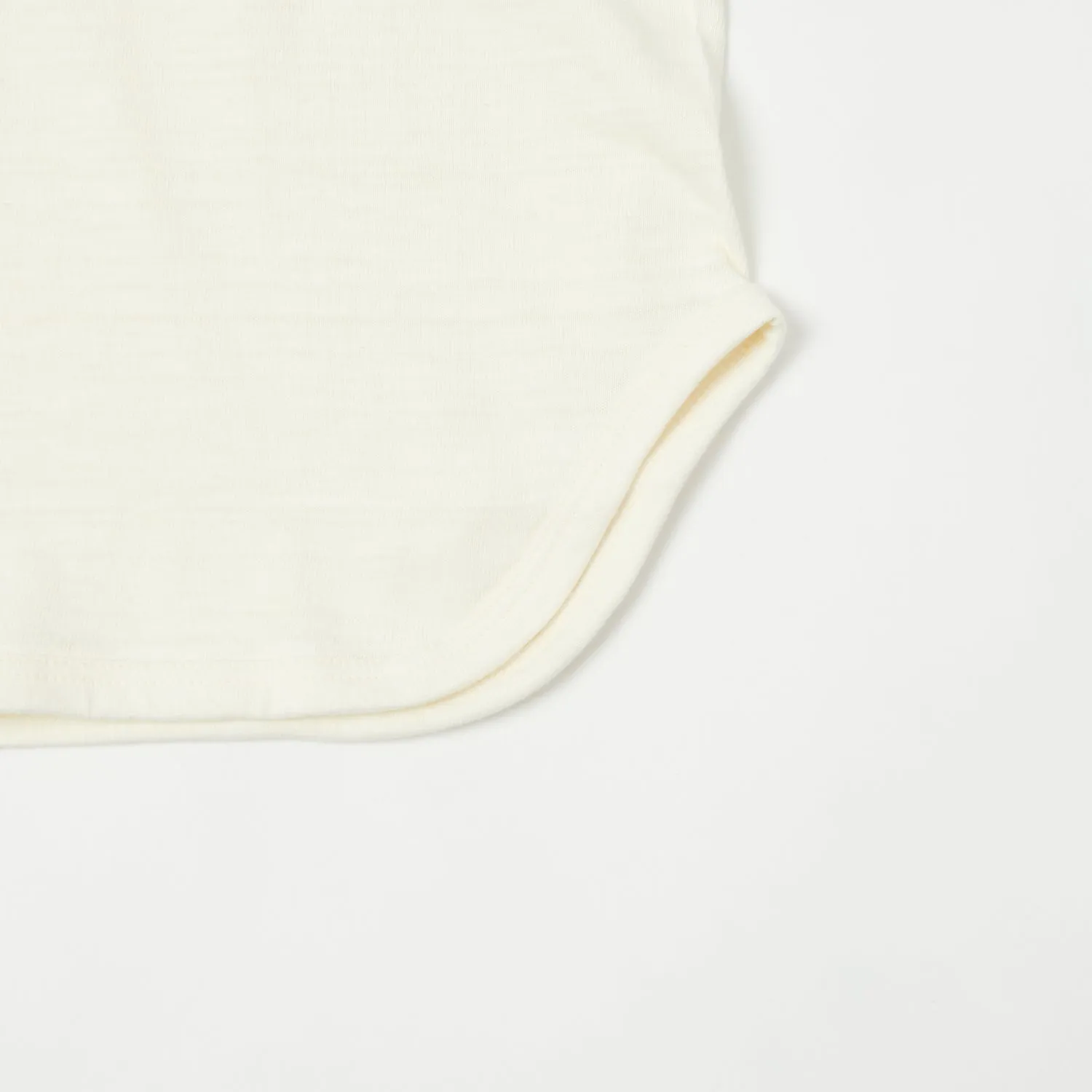 Warehouse & Co 4800 'North Shore' Baseball T-Shirt - Cream/Navy sold by Son of a Stag product image thumbnail 3