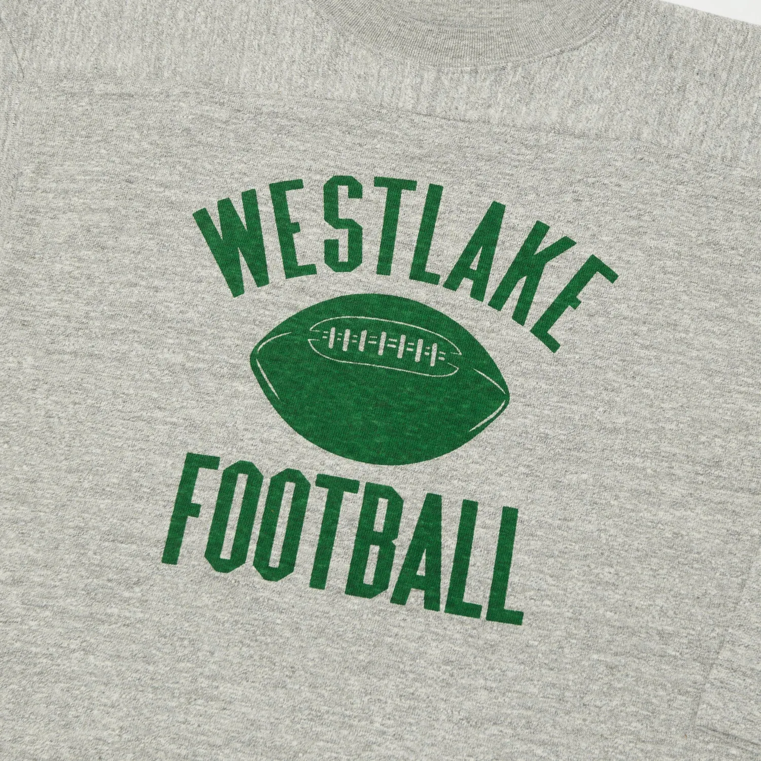 Warehouse & Co 4063 'West Lake' 3/4 Sleeve Football T-Shirt - Heather Grey sold by Son of a Stag product image thumbnail 2