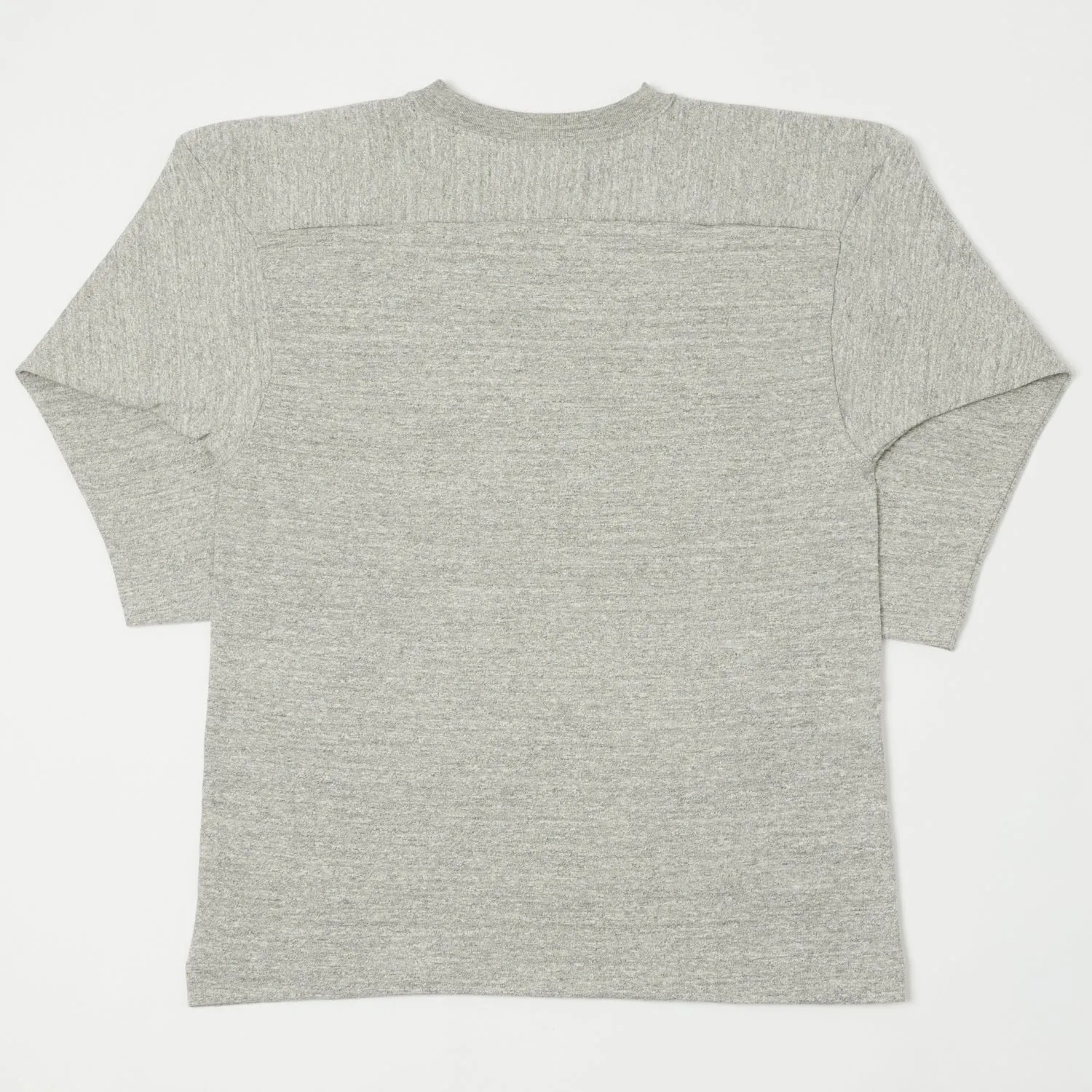 Warehouse & Co 4063 'West Lake' 3/4 Sleeve Football T-Shirt - Heather Grey sold by Son of a Stag product image thumbnail 4