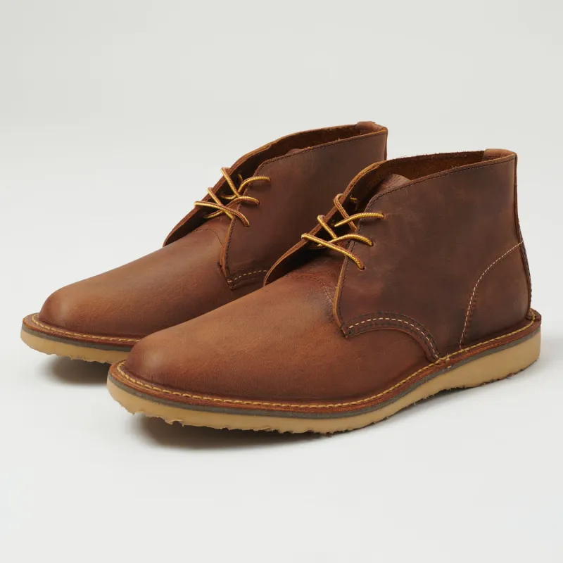 Red Wing 3322 Weekender Chukka Boot - Copper Rough & Tough sold by Son of a Stag