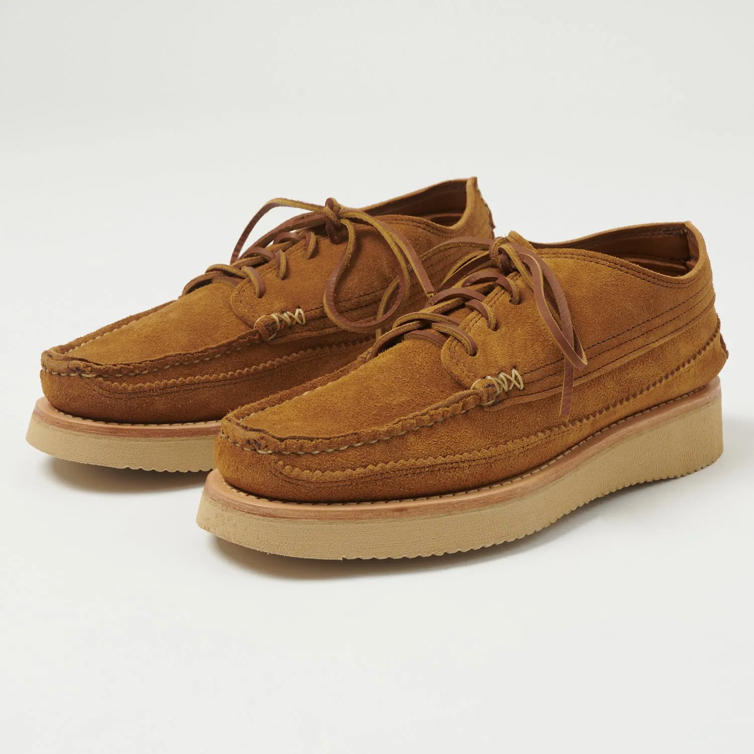 Yuketen Maine Guide Ox DB Shoe - FO G Brown sold by Son of a Stag