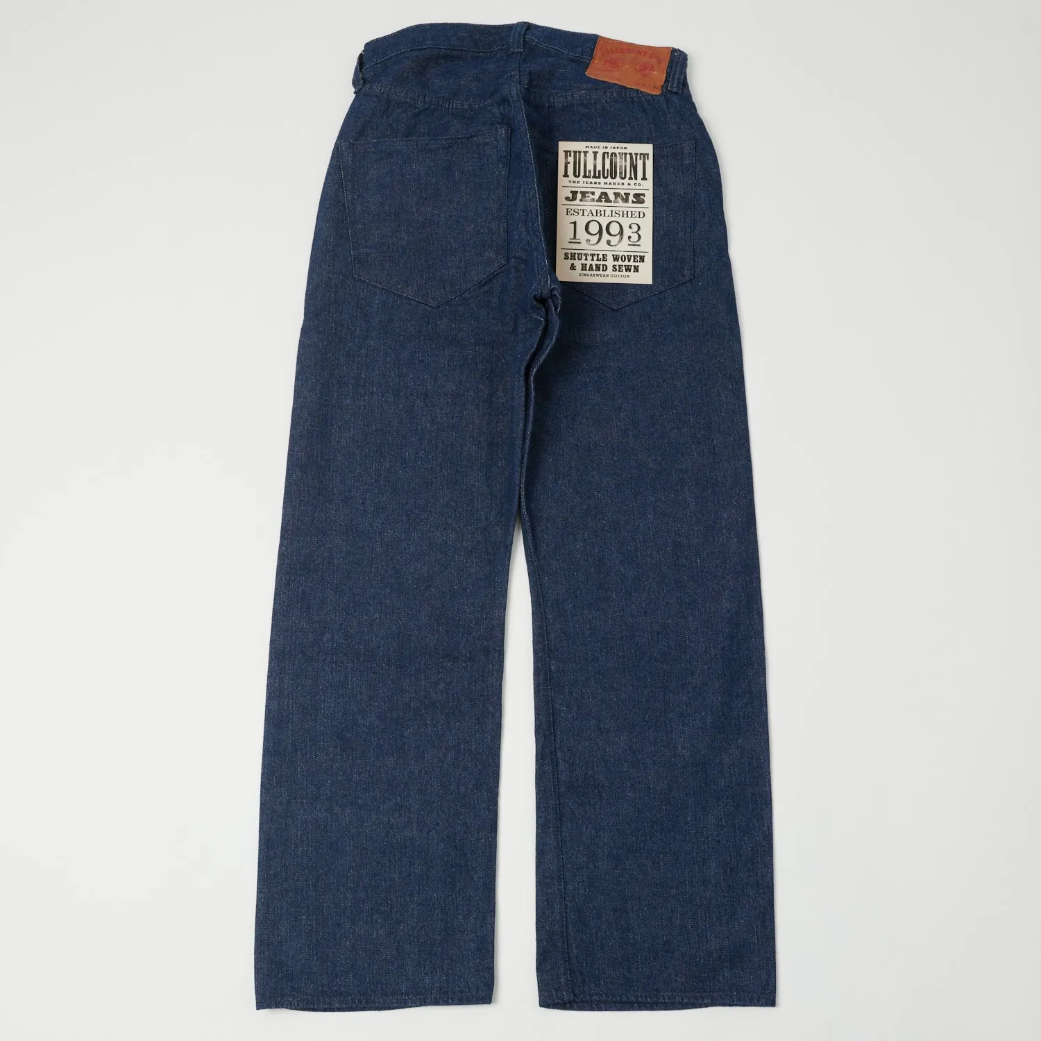 FULLCOUNT 1121 'Duke' Left Hand Twill 13.5oz Wide Straight Jean - One Wash sold by Son of a Stag product image thumbnail 3