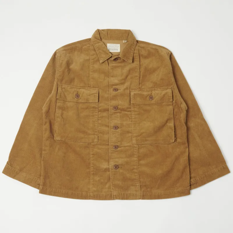 Full Count 2023 Corduroy Military Jacket - Camel sold by Son of a Stag