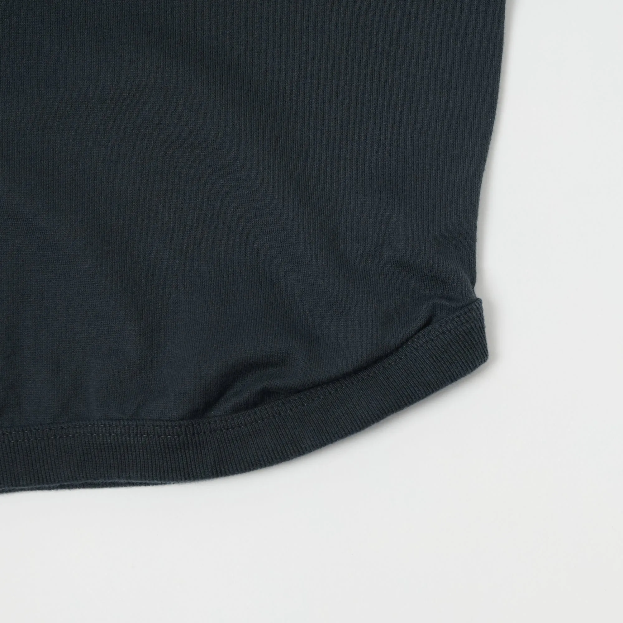 FULLCOUNT 5222 Flat Seam Heavyweight T-Shirt - Ink Black sold by Son of a Stag product image thumbnail 3