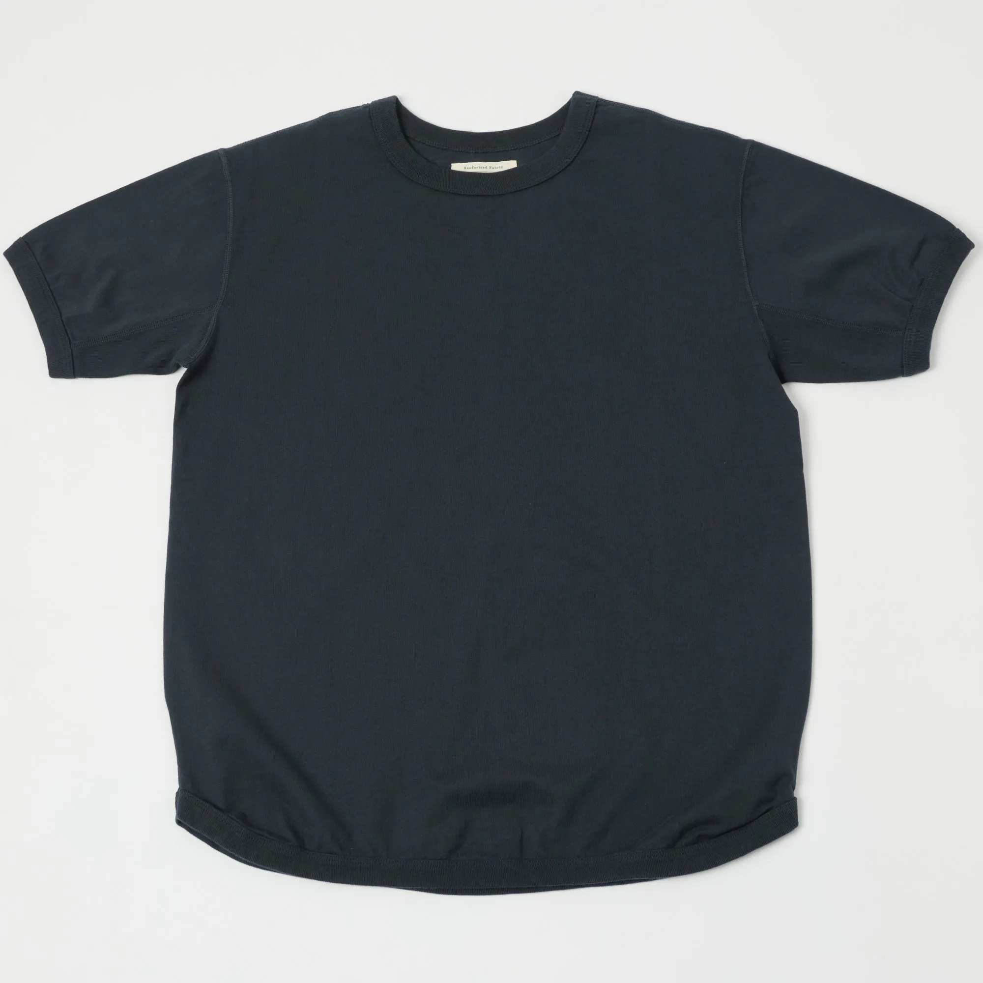FULLCOUNT 5222 Flat Seam Heavyweight T-Shirt - Ink Black sold by Son of a Stag