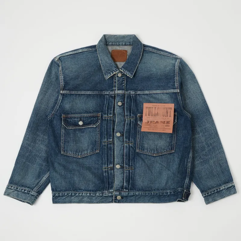 FULLCOUNT 2102 13.7oz Type II Denim Jacket - 'Dartford' Wash sold by Son of a Stag