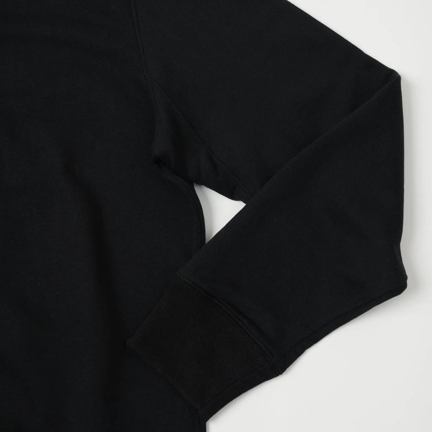 Merz b. Schwanen 343Z Half Zip Sweatshirt - Deep Black sold by Son of a Stag product image thumbnail 3
