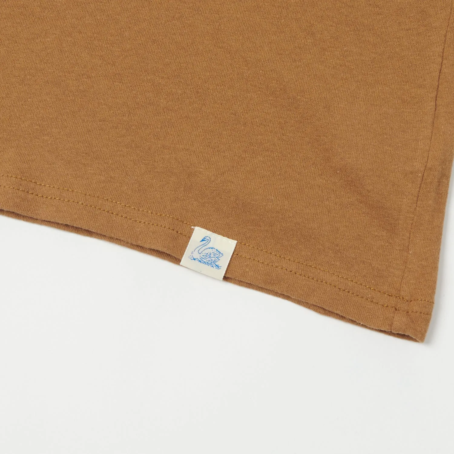 Merz b. Schwanen 'Good Basics' Vintage Wash T-Shirt - Amber sold by Son of a Stag product image thumbnail 4