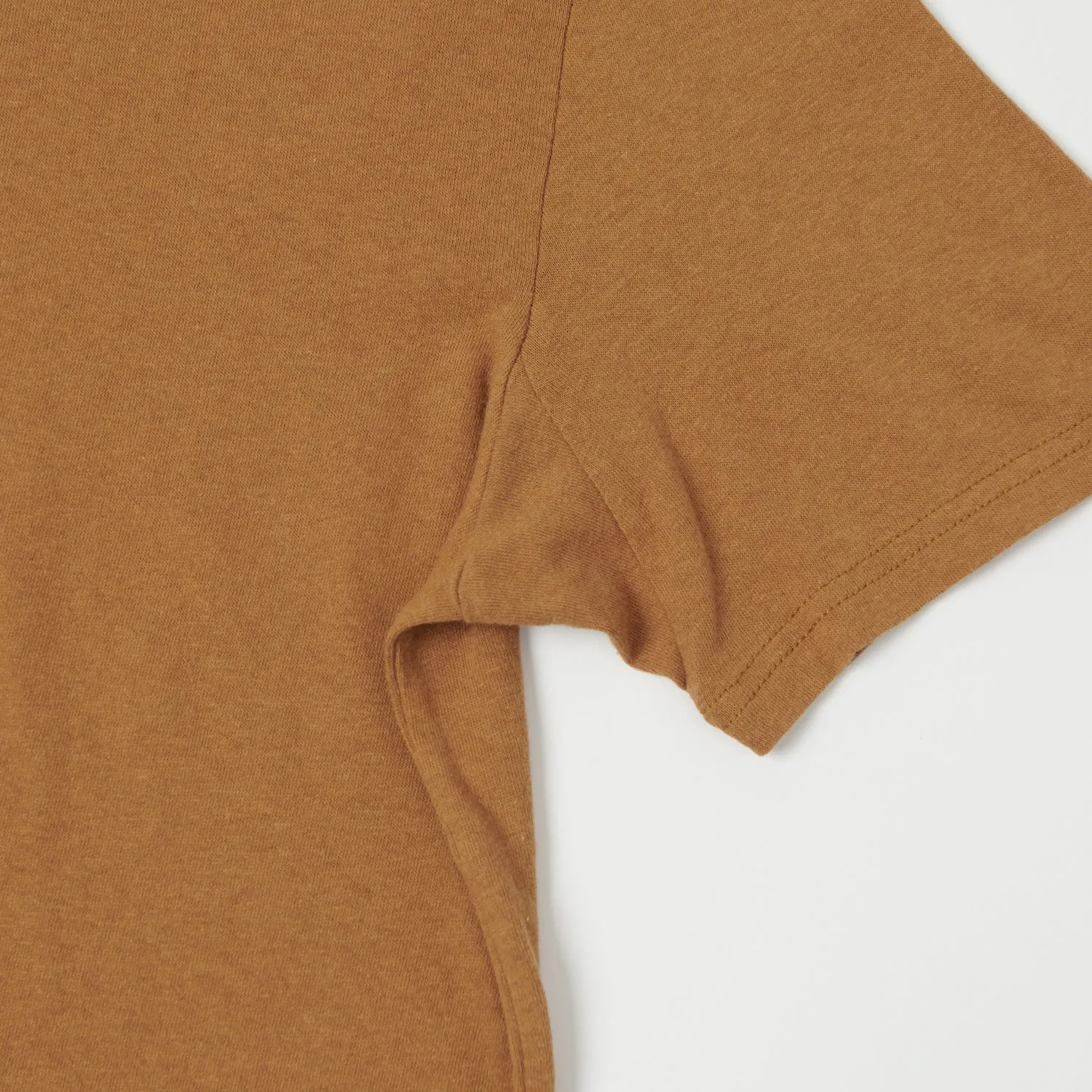 Merz b. Schwanen 'Good Basics' Vintage Wash T-Shirt - Amber sold by Son of a Stag product image thumbnail 3