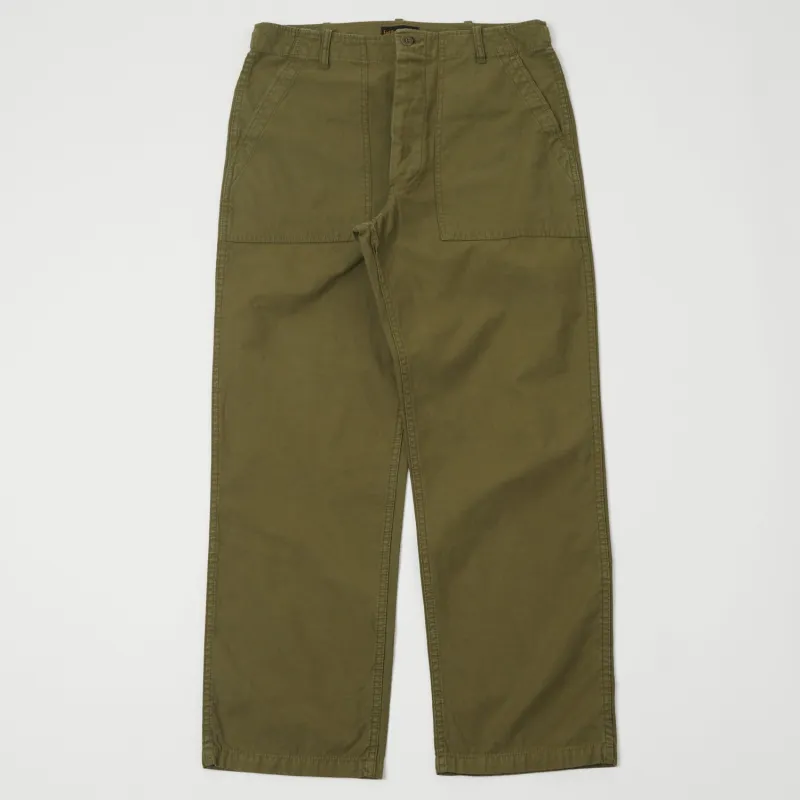 East Harbour Surplus 'Texas' Fatigue Trouser - Green sold by Son of a Stag