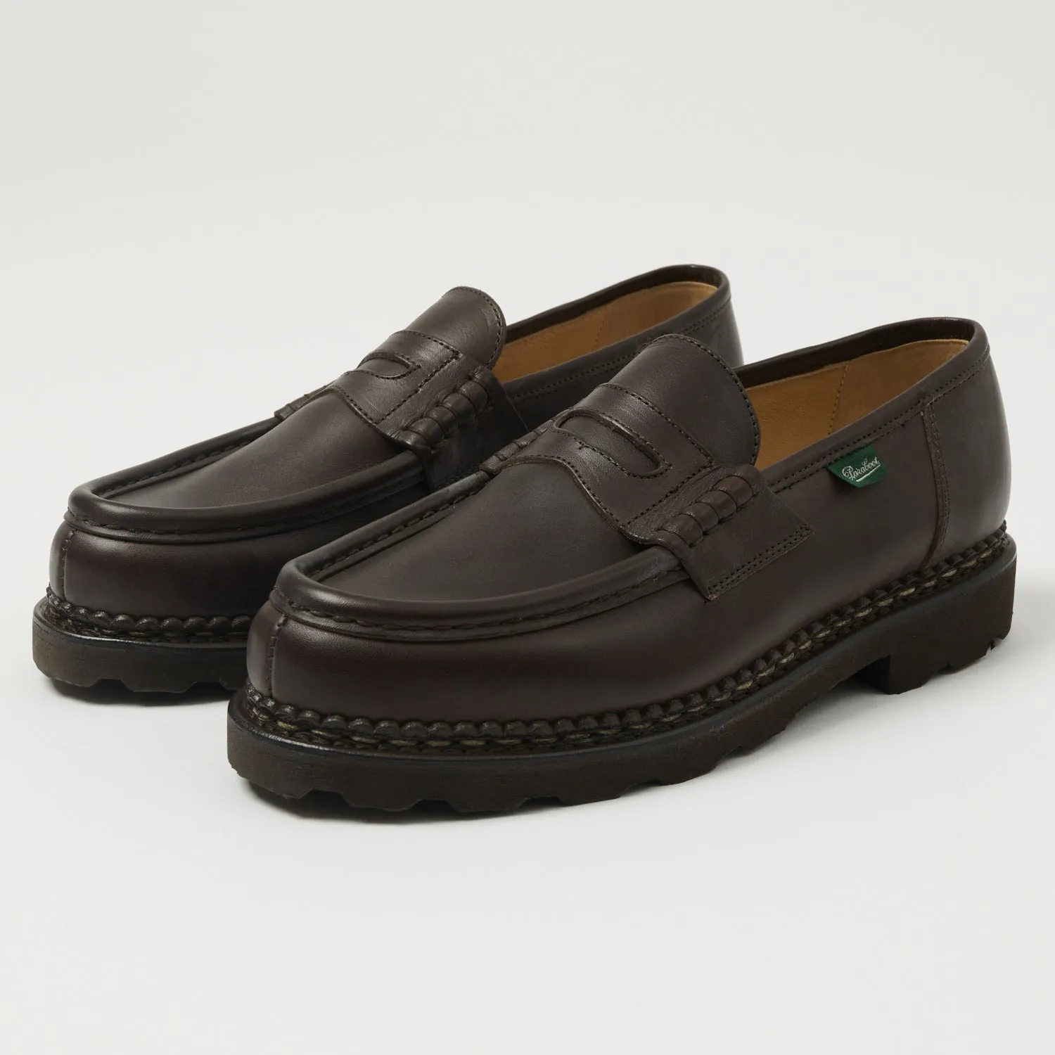 Paraboot Reims Marche Loafer - Lisse Café sold by Son of a Stag