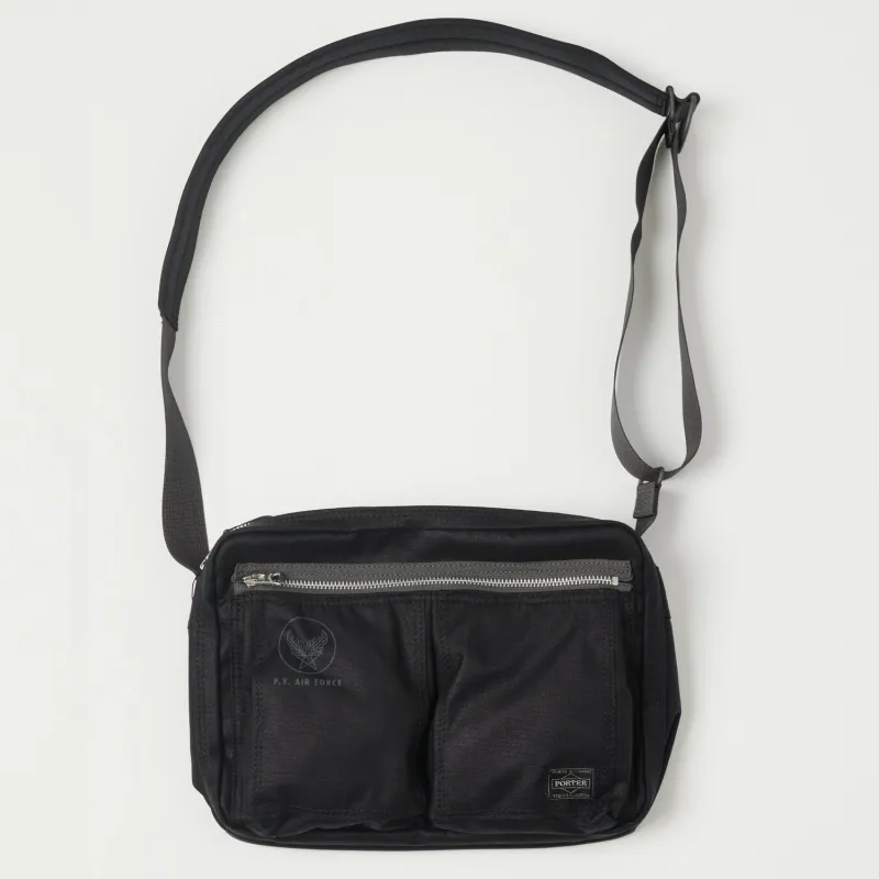 Porter-Yoshida & Co. Flying Ace Shoulder Bag - Black sold by Son of a Stag