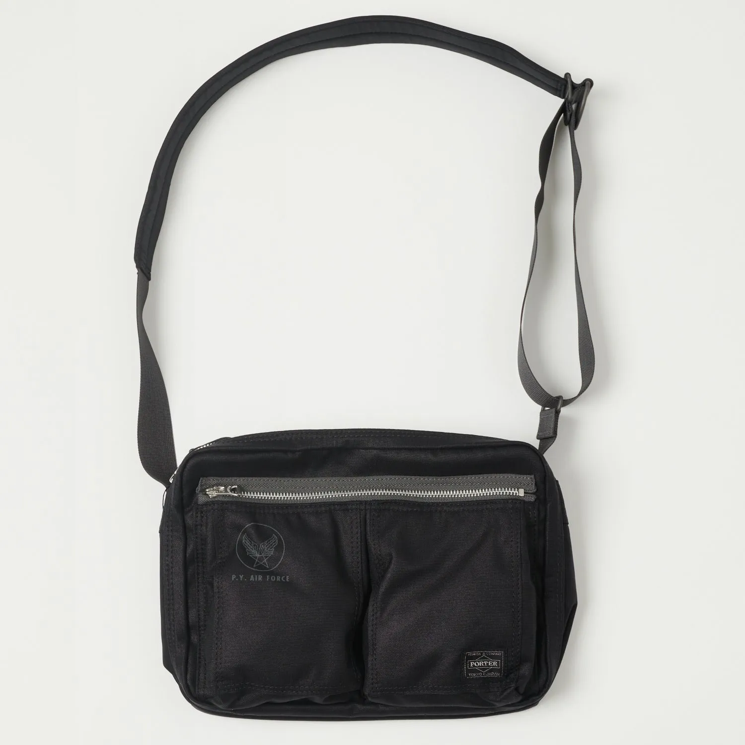 Porter-Yoshida & Co. Flying Ace Shoulder Bag - Black sold by Son of a Stag
