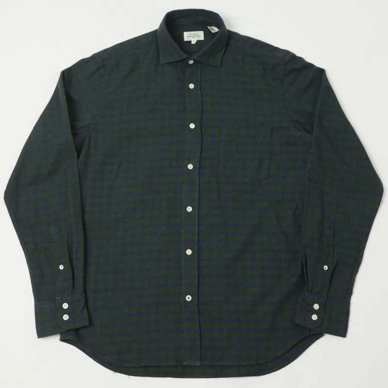 Hartford 'Paul' Gingham Shirt - Green made by Hartford