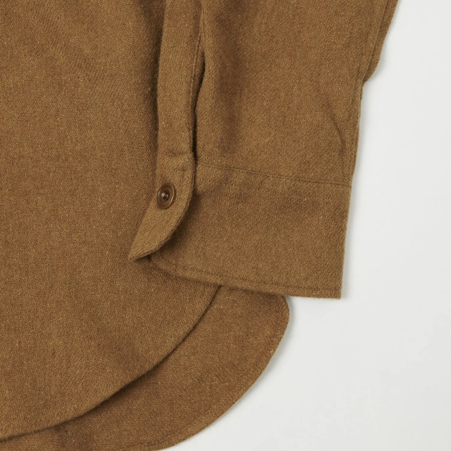 Hartford 'Percey' Wool Shirt - Brown sold by Son of a Stag product image thumbnail 3