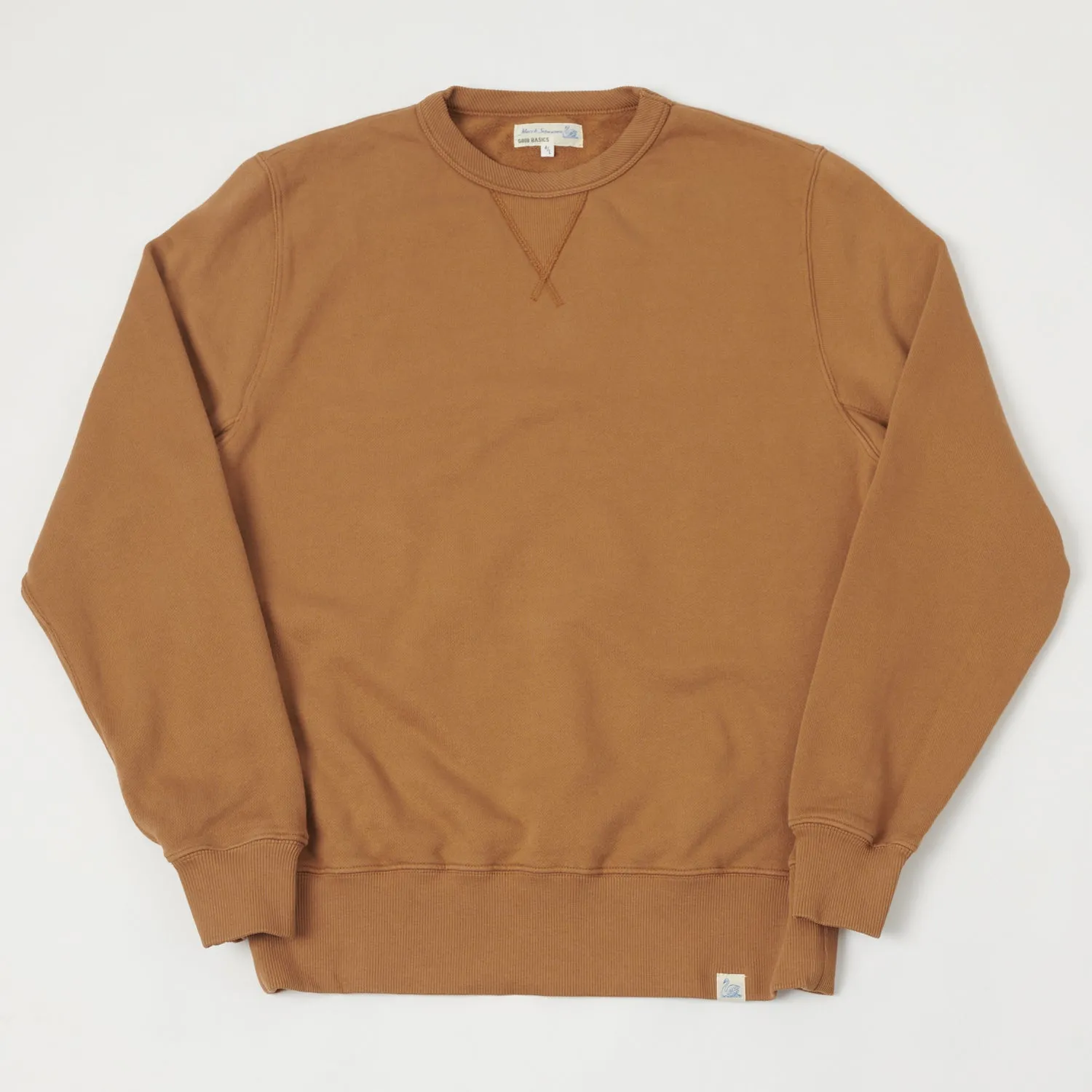 Merz b. Schwanen 'Good Basics' Athletic Sweatshirt - Amber sold by Son of a Stag