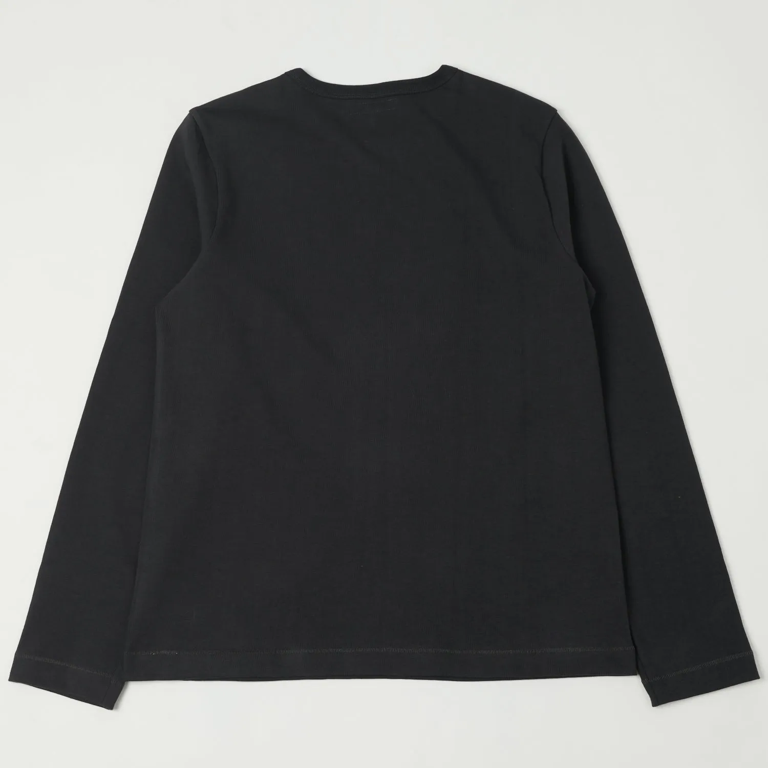 Merz b. Schwanen 2S18 Heavyweight Long Sleeve T-Shirt - Charcoal sold by Son of a Stag product image thumbnail 3