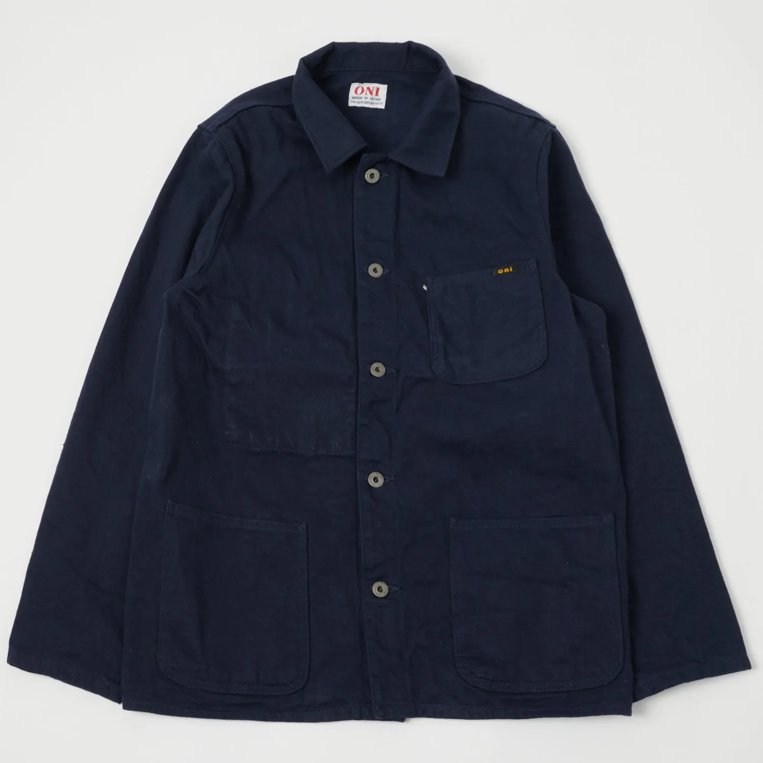 ONI Denim 03501-FRNVSF Sulfur Coverall Jacket - Navy sold by Son of a Stag
