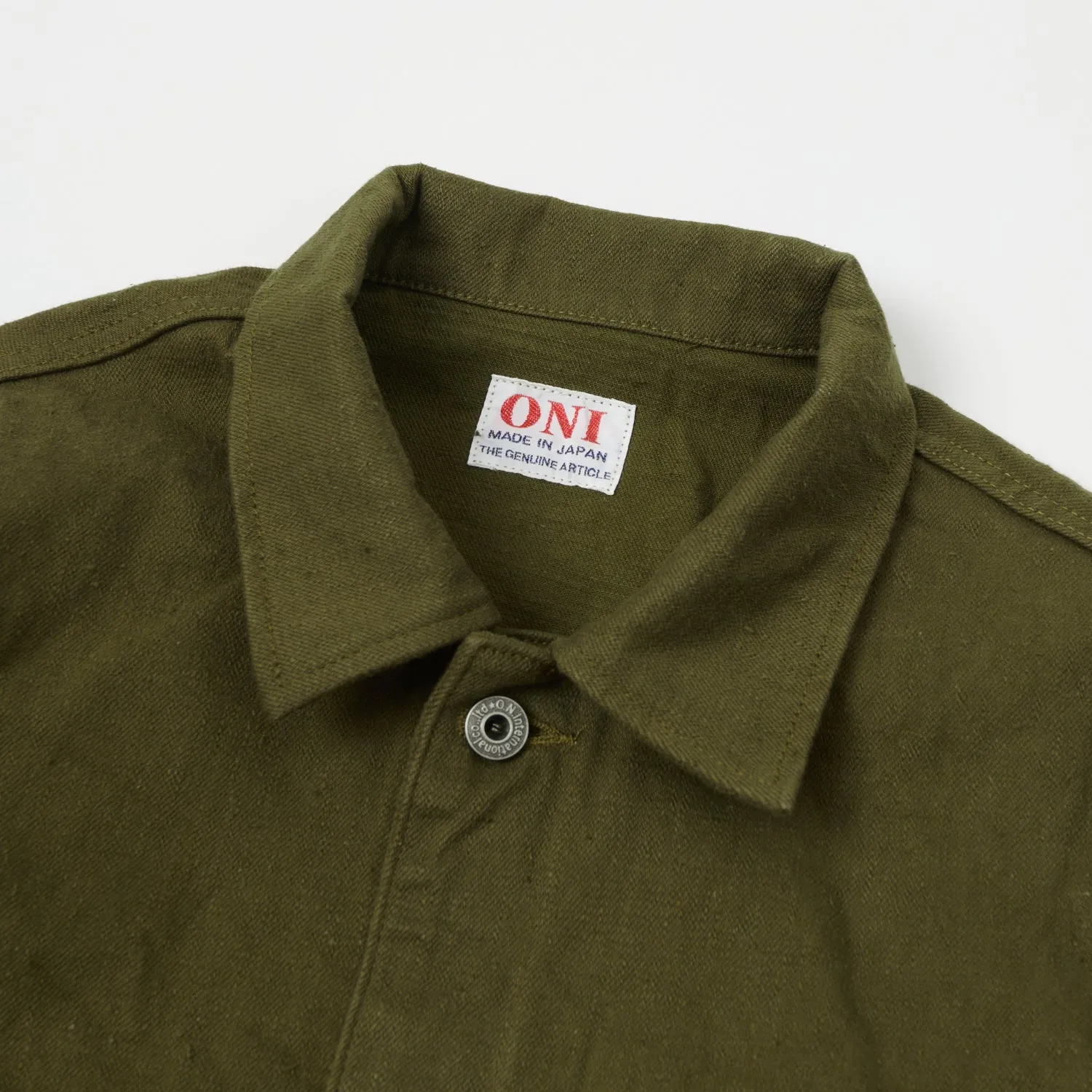 ONI Denim 03501-DKOLSF Sulfur Coverall Jacket - Dark Olive sold by Son of a Stag product image thumbnail 2