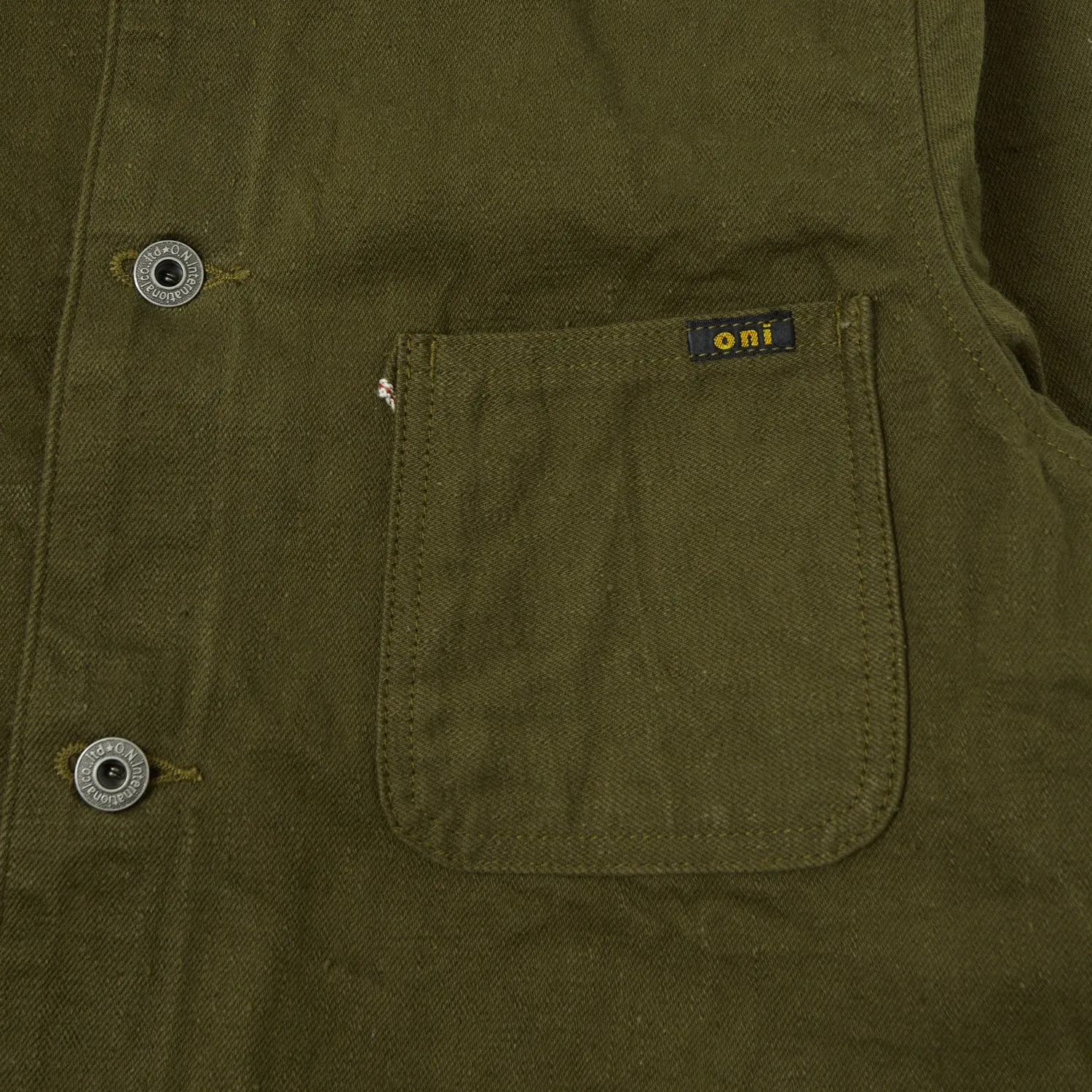 ONI Denim 03501-DKOLSF Sulfur Coverall Jacket - Dark Olive sold by Son of a Stag product image thumbnail 3