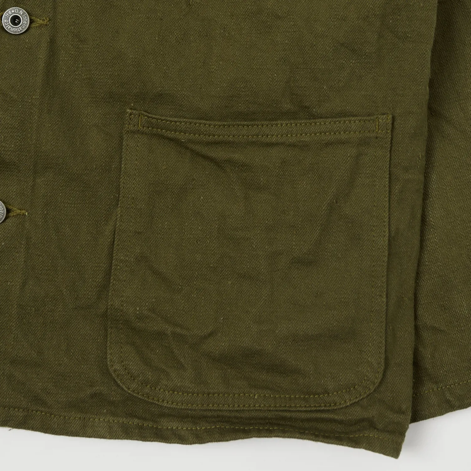 ONI Denim 03501-DKOLSF Sulfur Coverall Jacket - Dark Olive sold by Son of a Stag product image thumbnail 5