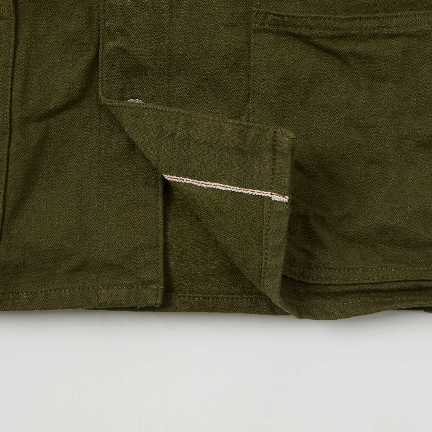 ONI Denim 03501-DKOLSF Sulfur Coverall Jacket - Dark Olive sold by Son of a Stag product image thumbnail 4