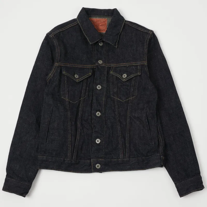 ONI Denim 02527P 20th Anniversary Blue Cast Type III Denim Jacket - Rinsed sold by Son of a Stag