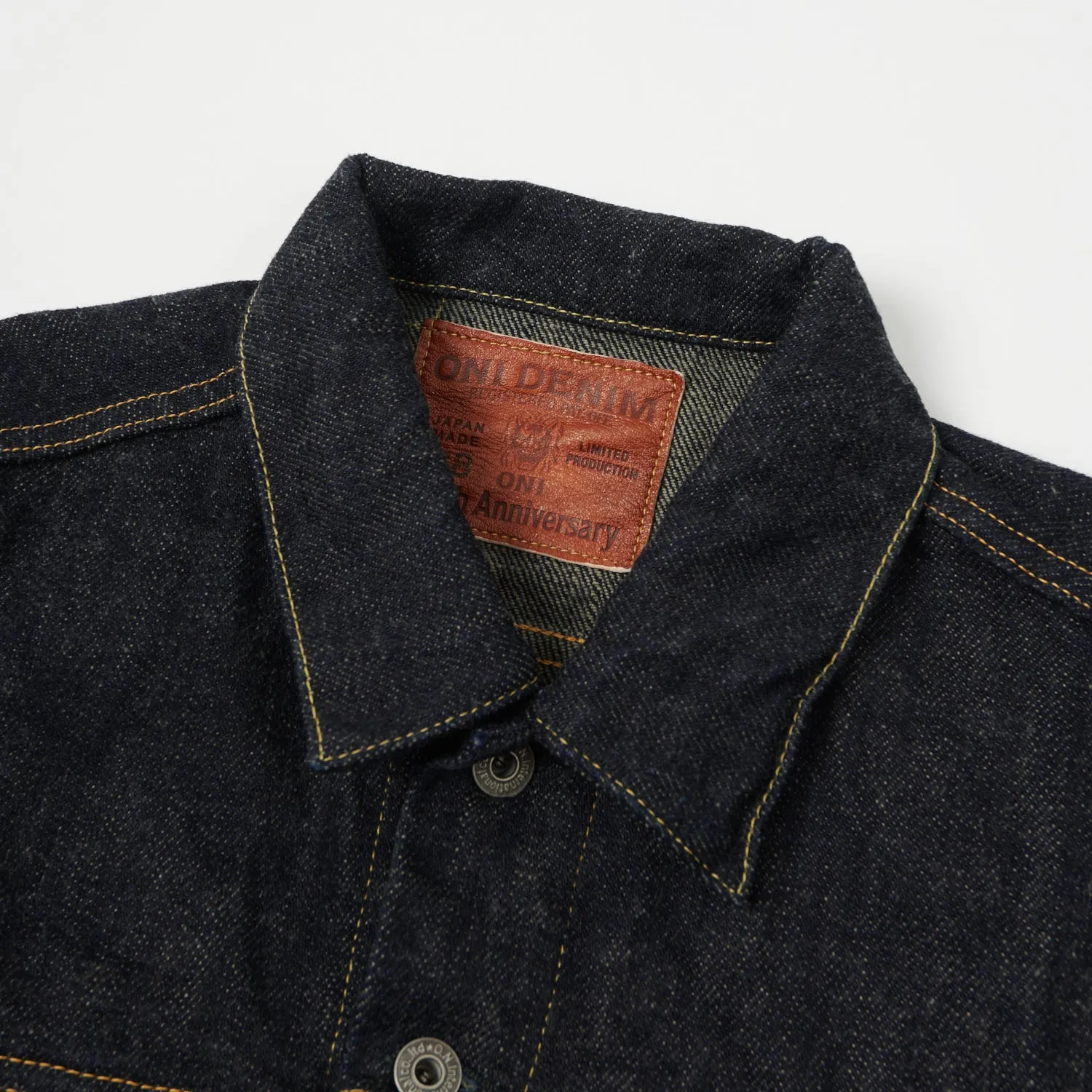ONI Denim 02527P 20th Anniversary Blue Cast Type III Denim Jacket - Rinsed sold by Son of a Stag product image thumbnail 2
