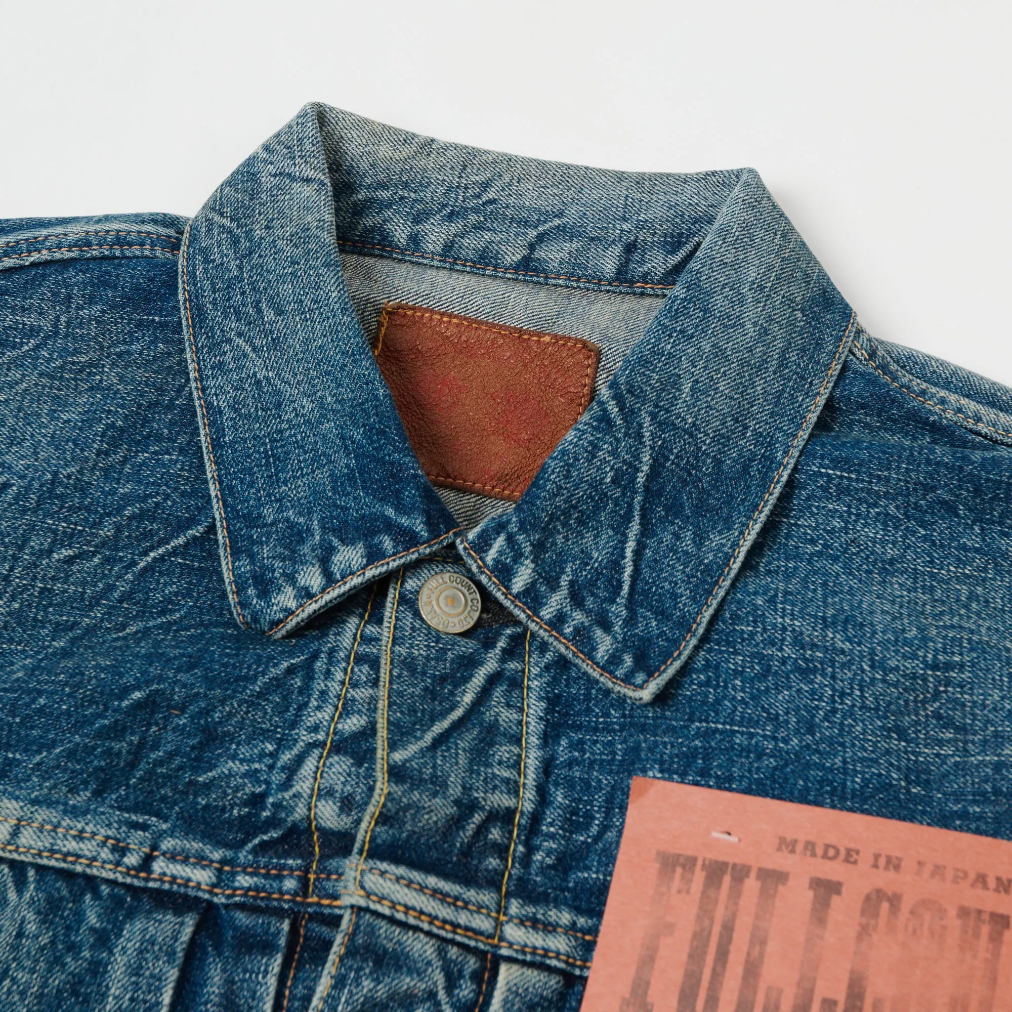 FULLCOUNT 2102 13.7oz Type II Denim Jacket - 'More Than Real' Wash sold by Son of a Stag product image thumbnail 2