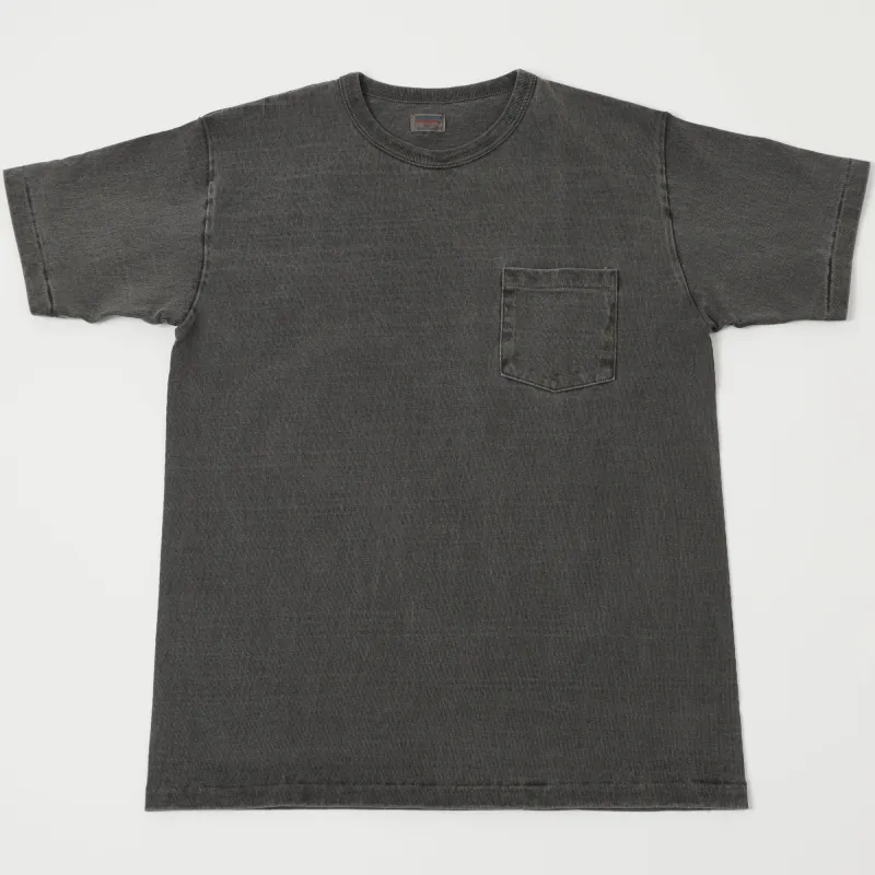 Dubbleworks Heavy Fabric Pigment Dye Pocket Tee - Sumikuro sold by Son of a Stag