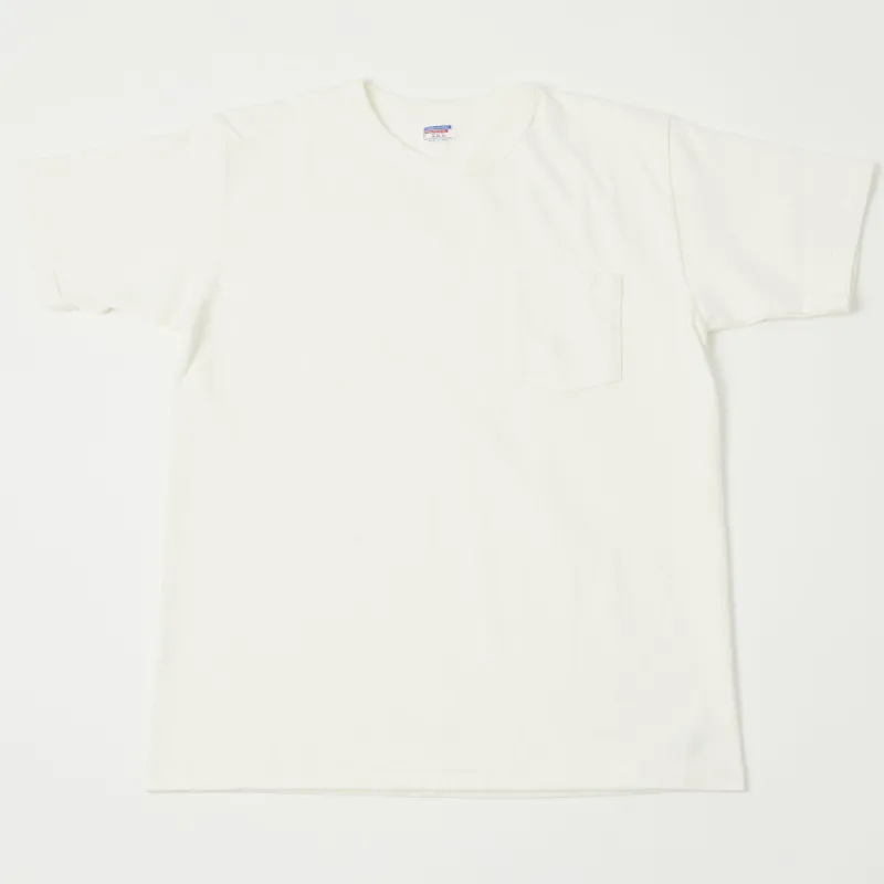 Dubbleworks Heavy Fabric Pocket Tee - Off White sold by Son of a Stag