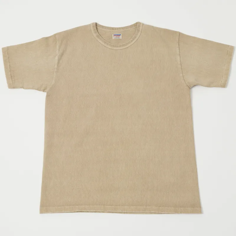 Dubbleworks Heavy Fabric Pigment Dye Tee - Beige sold by Son of a Stag