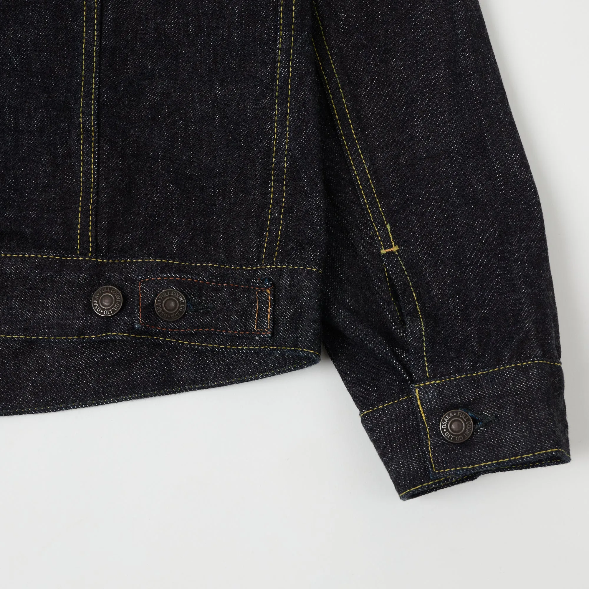 FULLCOUNT 2101XX 15.5oz Type III Denim Jacket - One Wash sold by Son of a Stag product image thumbnail 4