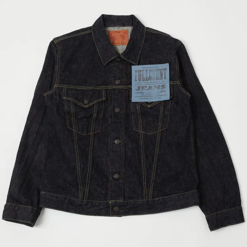 Full Count 2101XX 15.5oz Type III Denim Jacket - One Wash sold by Son of a Stag