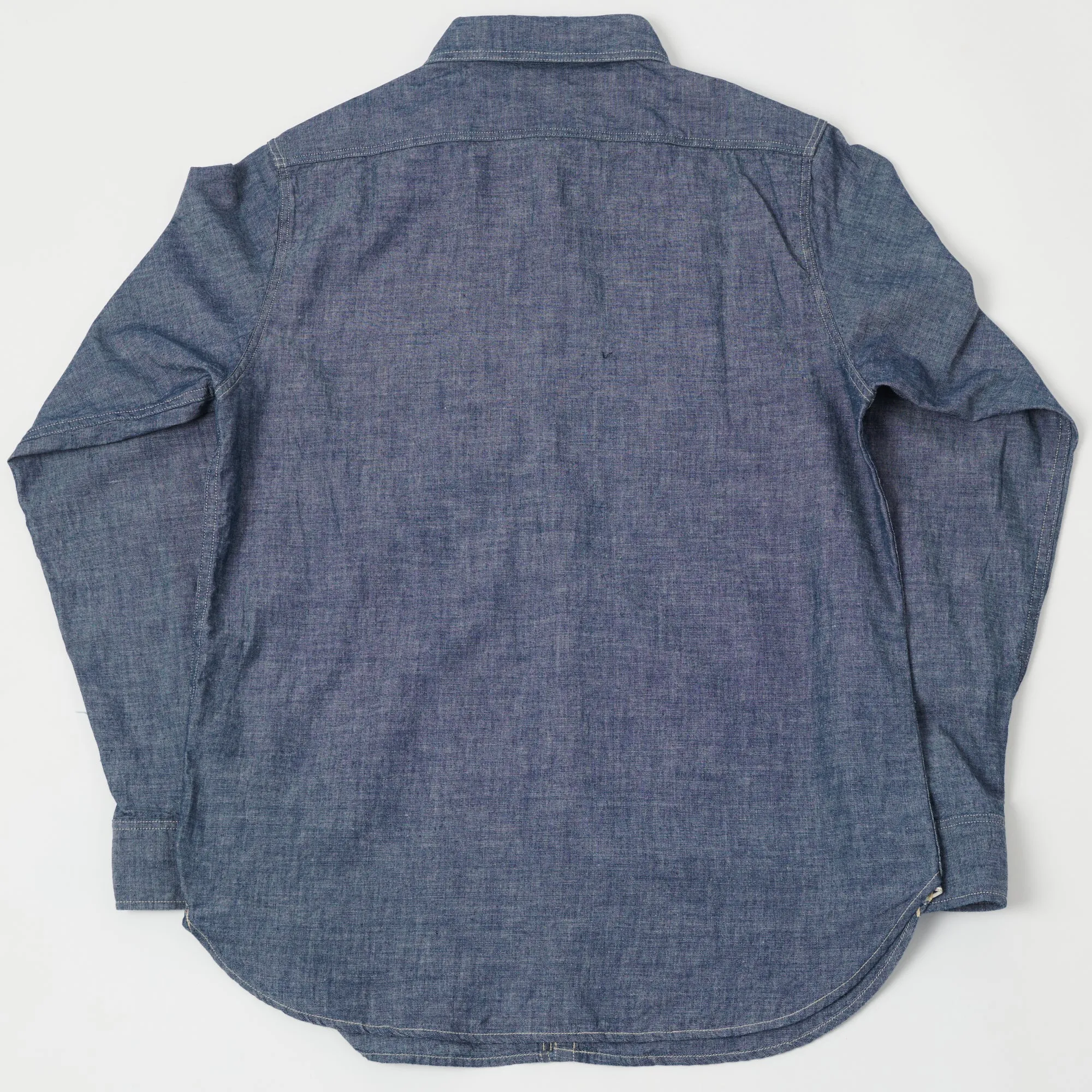 FULLCOUNT 4810 5oz Chambray Work Shirt - Indigo Blue sold by Son of a Stag product image thumbnail 5