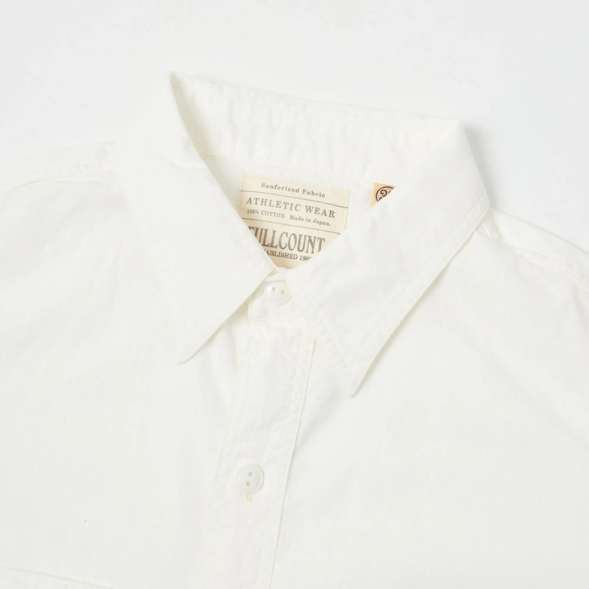 FULLCOUNT 4821 5oz Chambray Work Shirt - White sold by Son of a Stag product image thumbnail 2