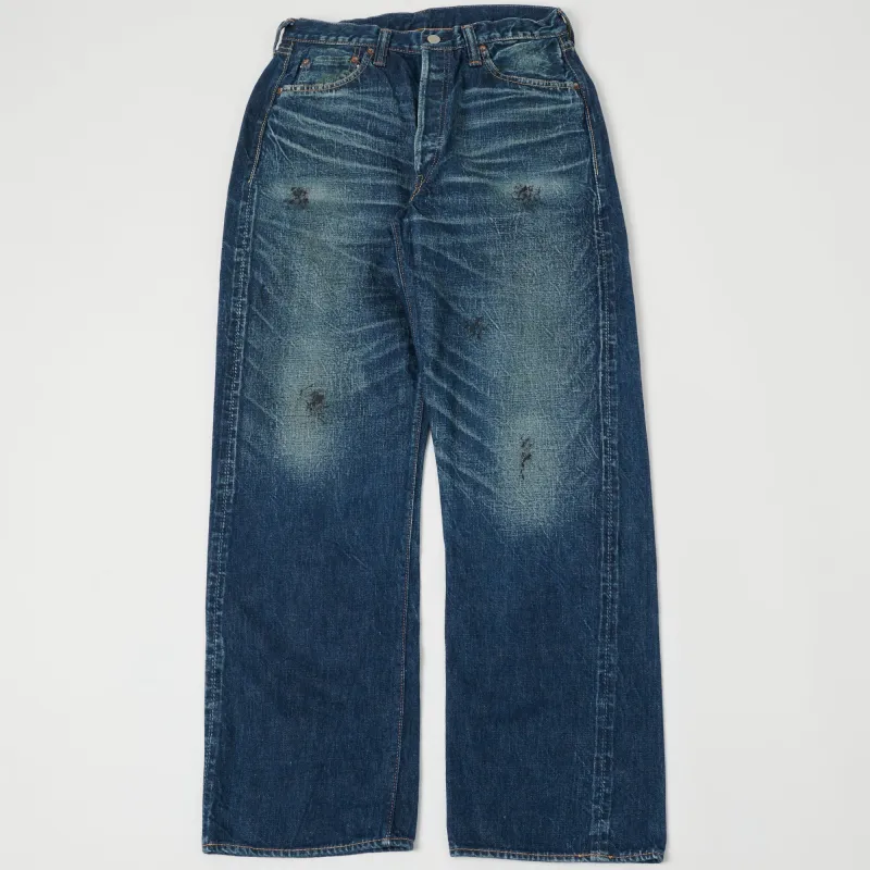 FULLCOUNT 0105 13.7oz Wide Straight Jean - 'More Than Real' Wash sold by Son of a Stag