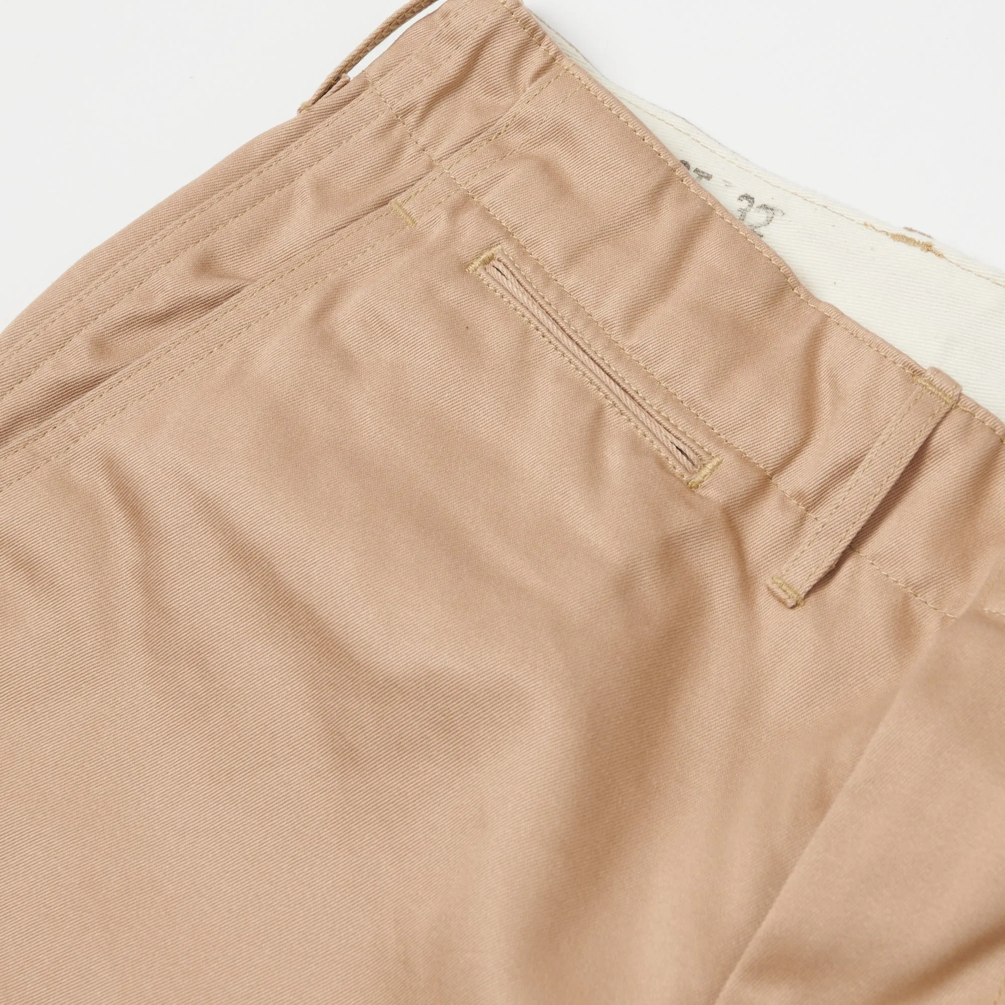 Buzz Rickson's Original-Spec. Chino Short - Beige sold by Son of a Stag product image thumbnail 3