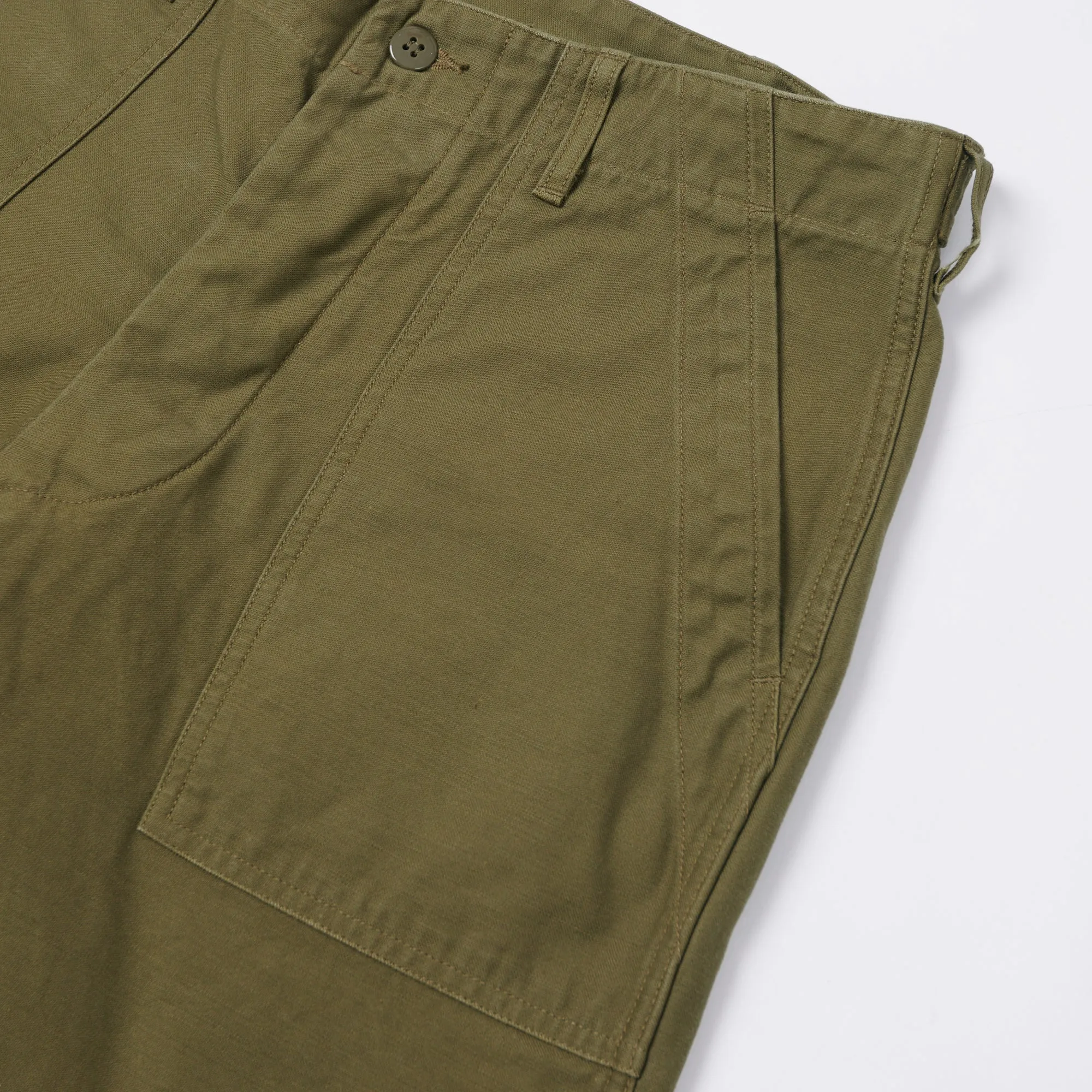 Buzz Rickson's OG-107 Military Shorts - Olive sold by Son of a Stag product image thumbnail 5
