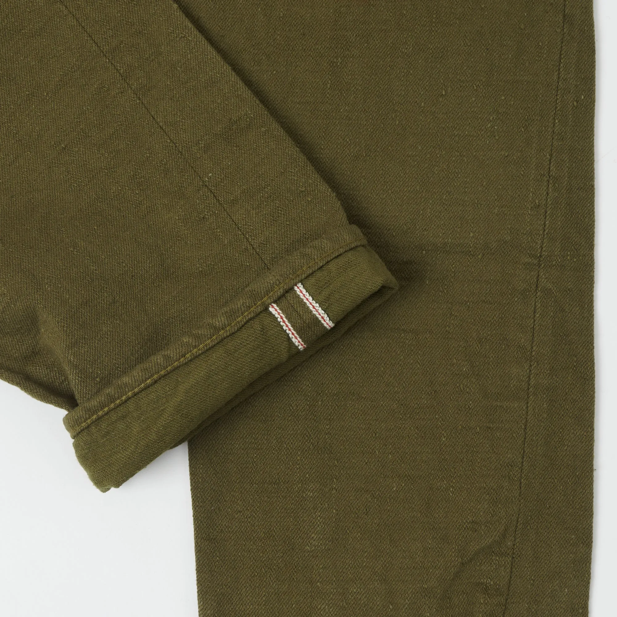 ONI Denim 612-OLOL 'Warp and Weft' 12oz Regular Tapered Jean - Olive One Wash sold by Son of a Stag product image thumbnail 3