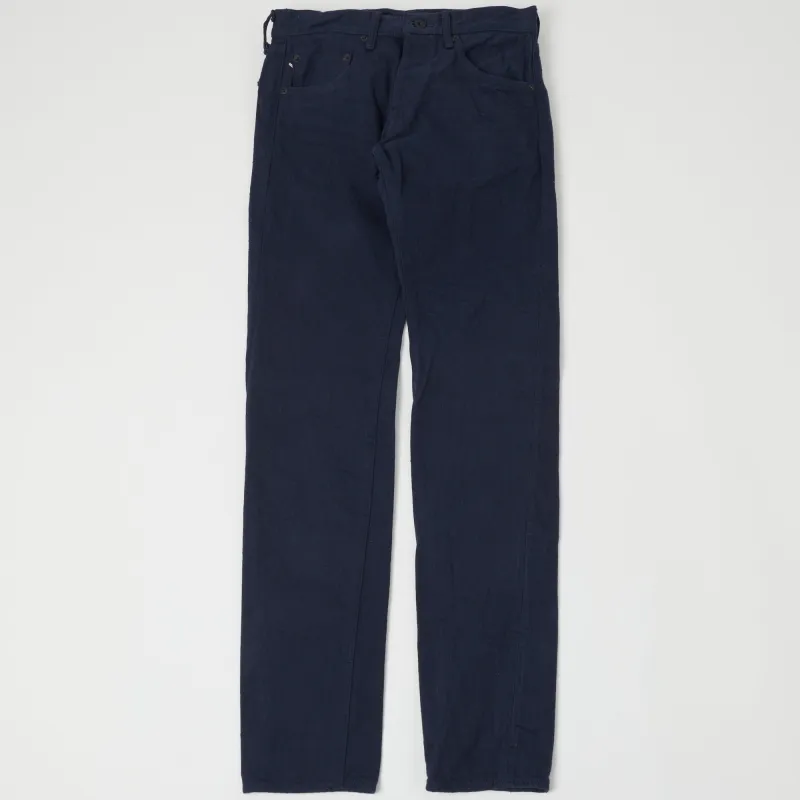 ONI Denim 612-NVNV 'Warp and Weft' 12oz Regular Tapered Jean - Navy One Wash sold by Son of a Stag