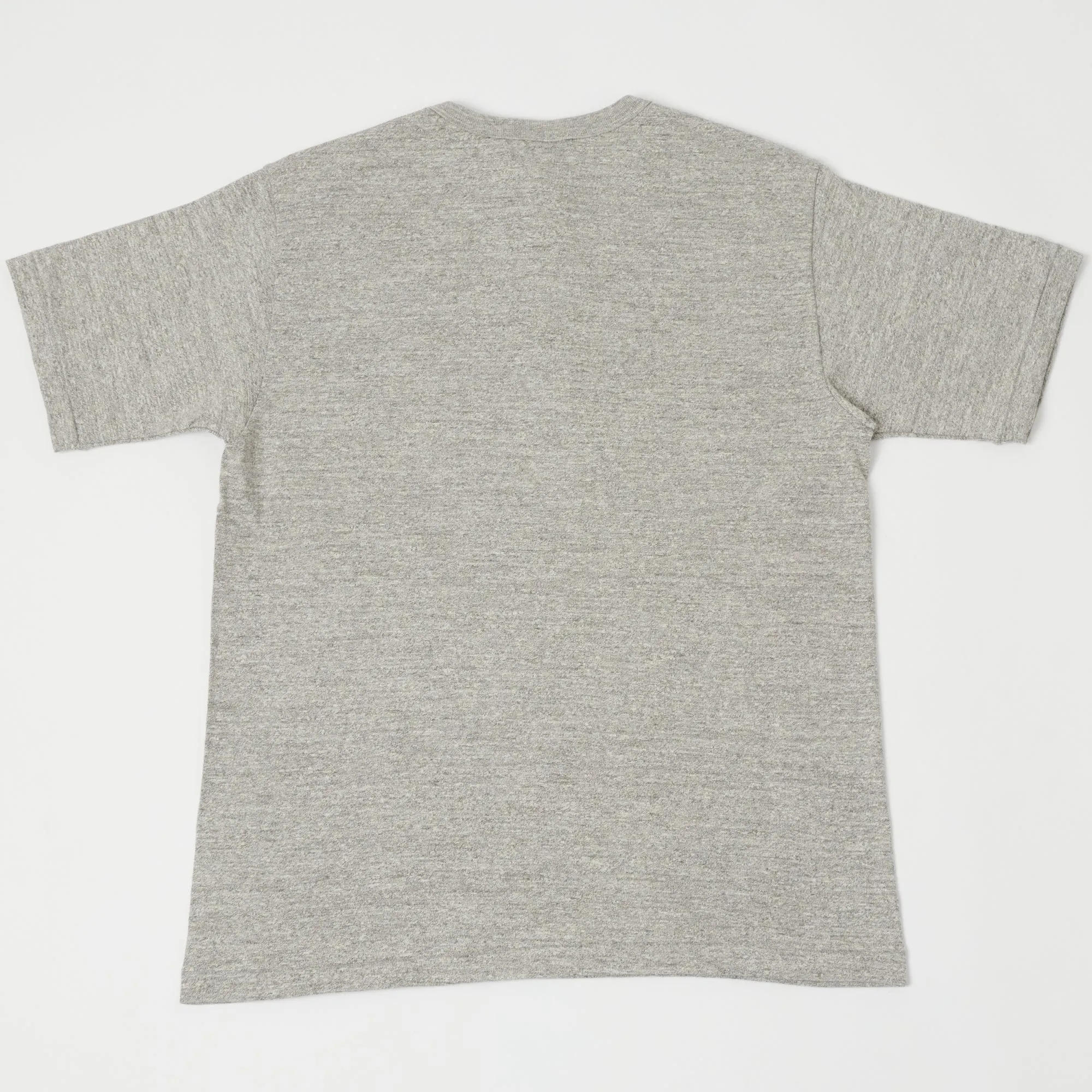 Warehouse & Co 4601 Henley T-Shirt - Heather Grey sold by Son of a Stag product image thumbnail 3