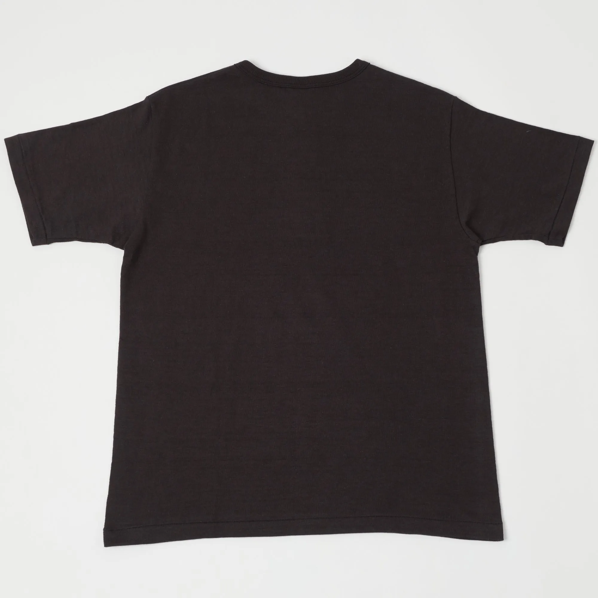 Warehouse & Co 4601 Henley T-Shirt - Black sold by Son of a Stag product image thumbnail 3