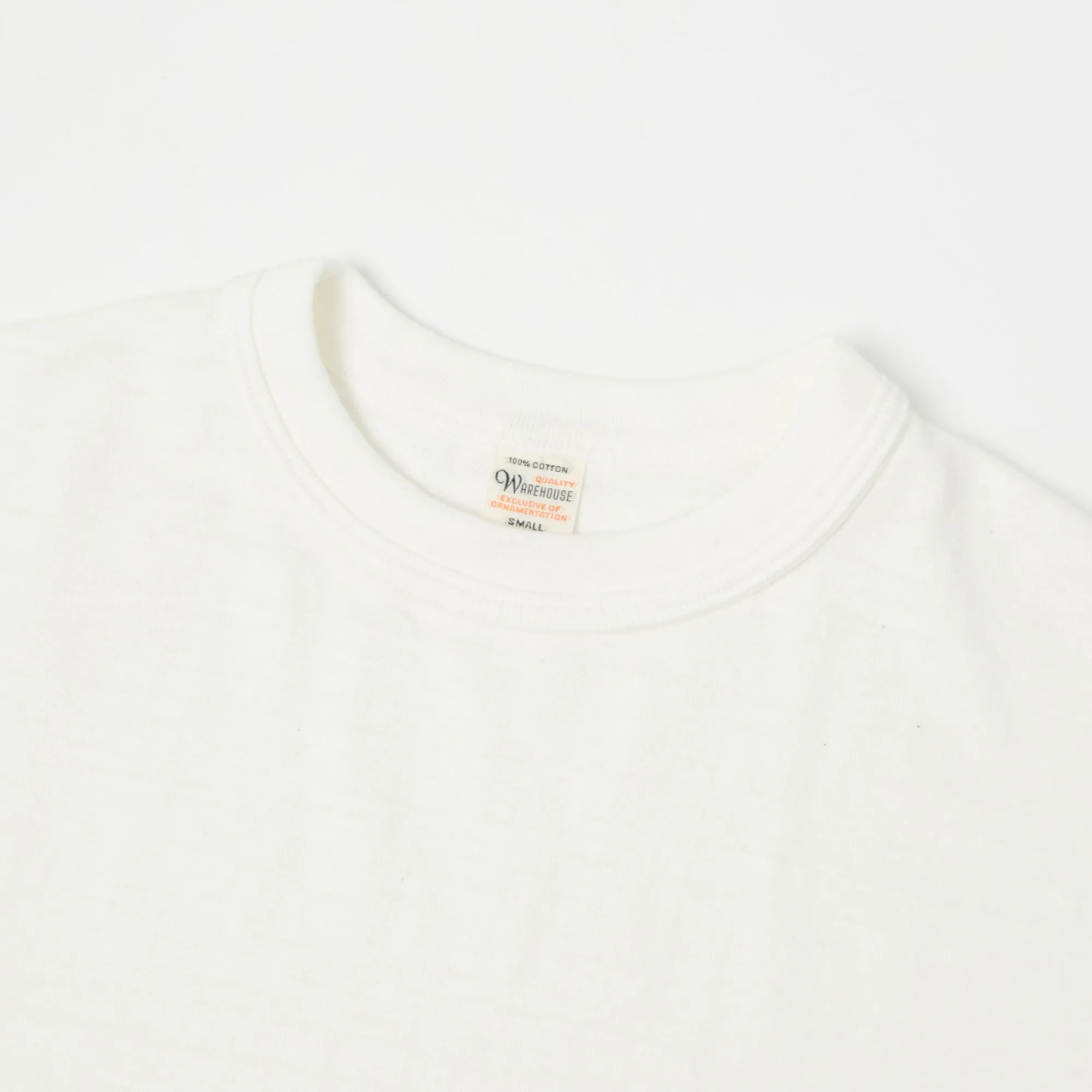 Warehouse & Co 4601 Classic T-Shirt - Off White sold by Son of a Stag product image thumbnail 2