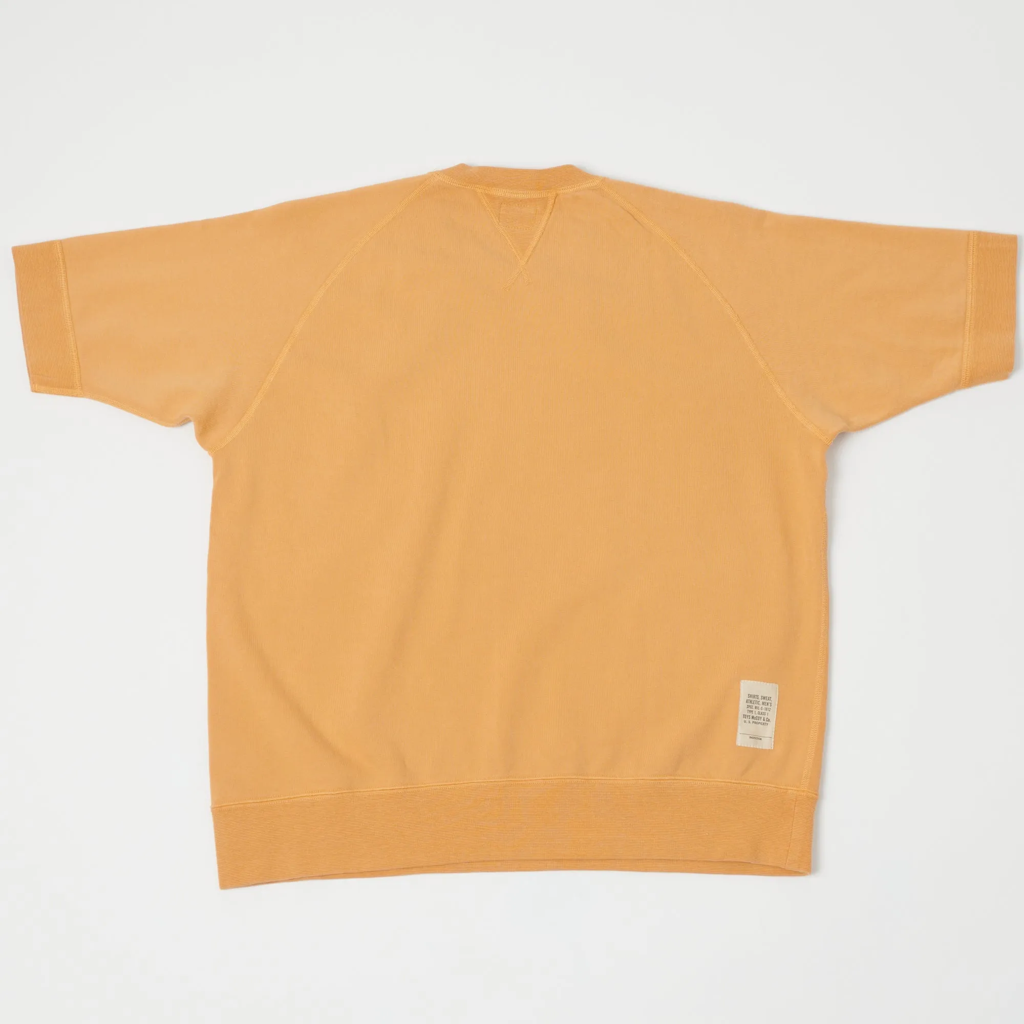 TOYS McCOY Short Sleeve Military Sweatshirt - Gold sold by Son of a Stag product image thumbnail 3