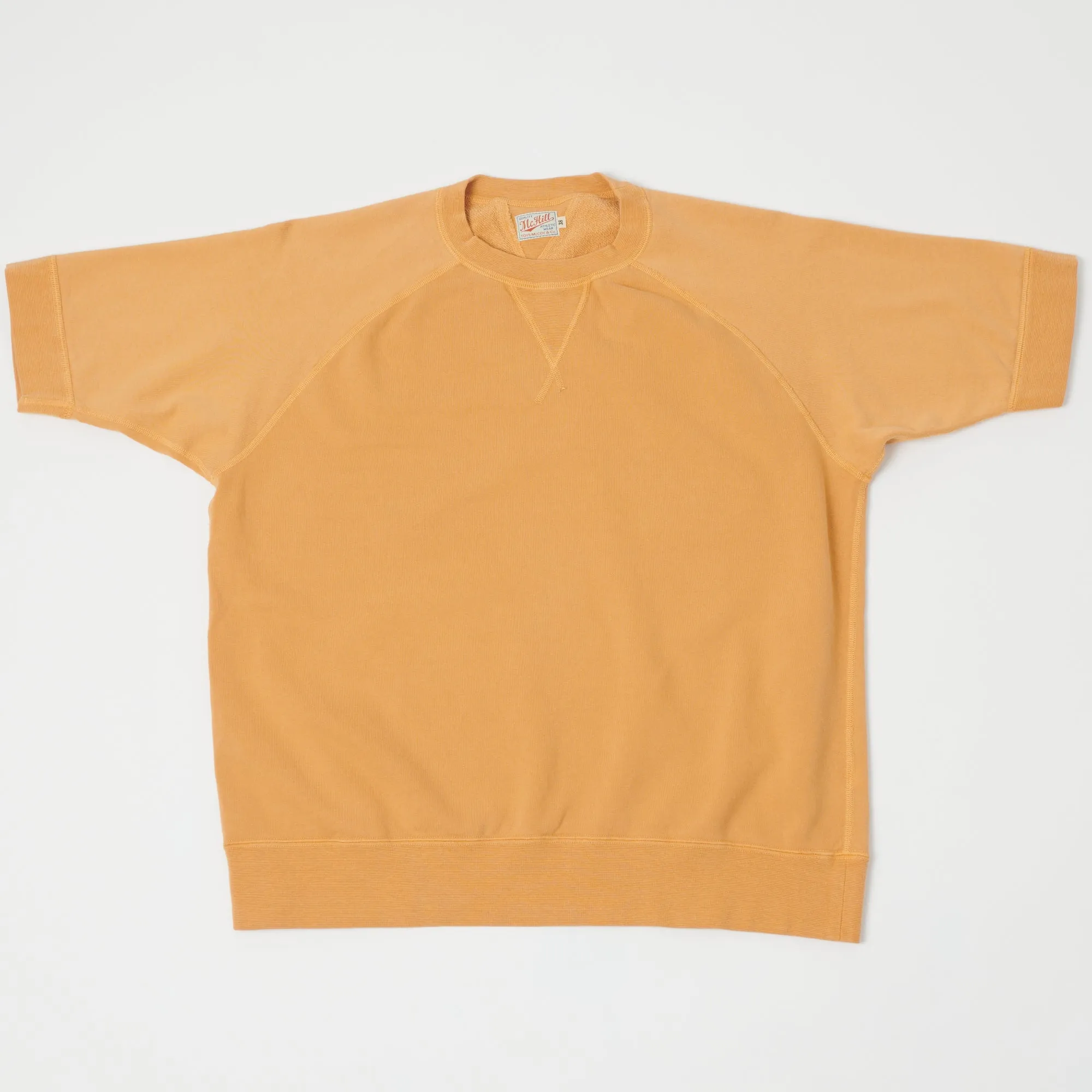 TOYS McCOY Short Sleeve Military Sweatshirt - Gold sold by Son of a Stag