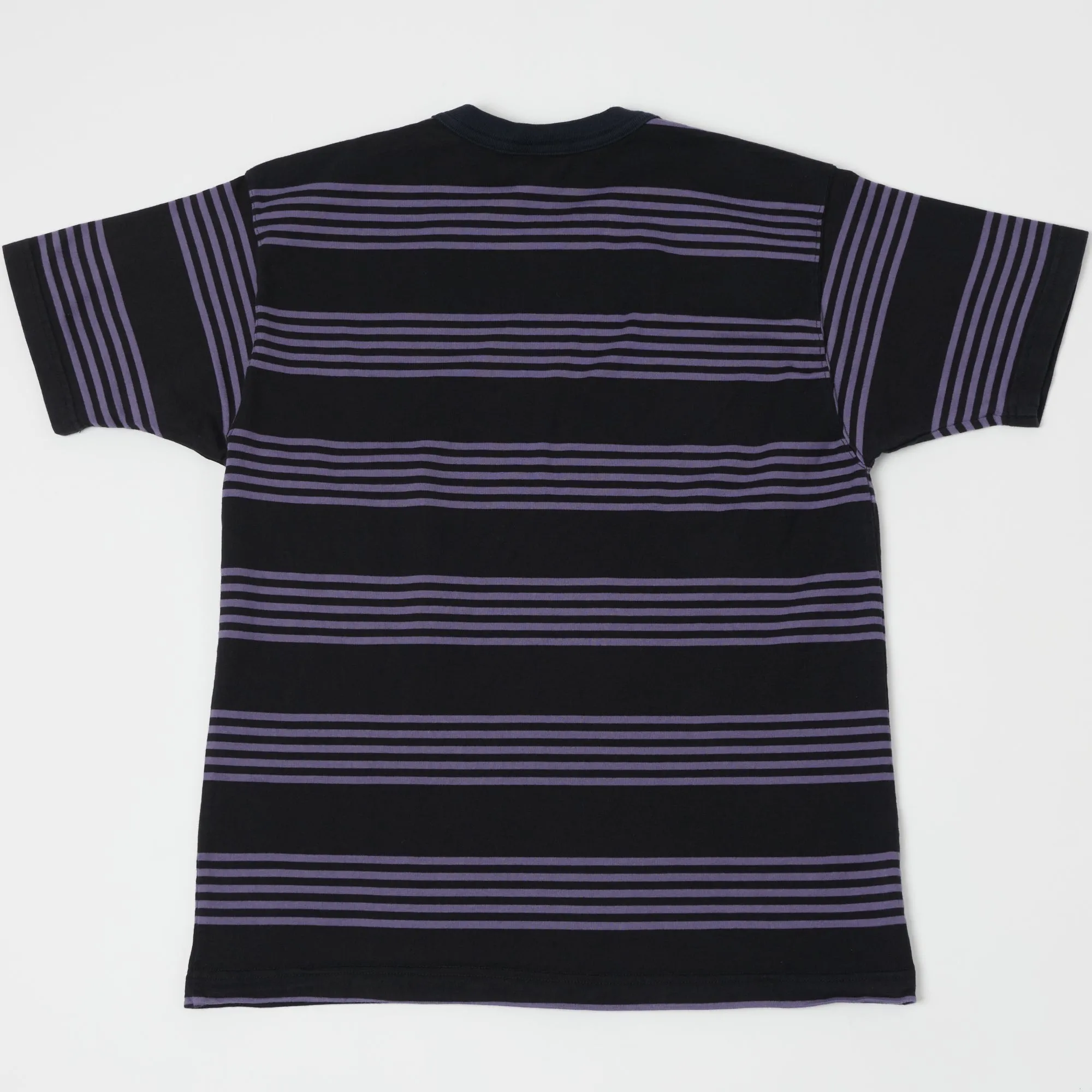 TOYS McCOY Multi Bordered T-Shirt - Purple/Black sold by Son of a Stag product image thumbnail 3