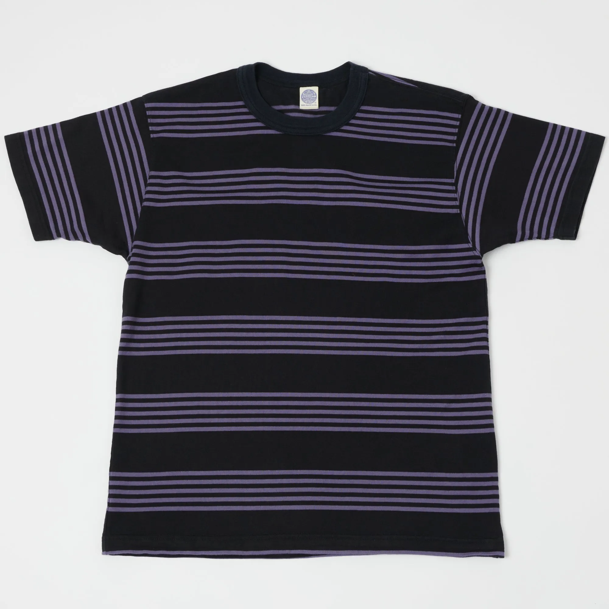 TOYS McCOY Multi Bordered T-Shirt - Purple/Black sold by Son of a Stag