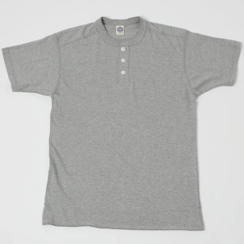 TOYS McCOY Union Henley - Heather Grey sold by Son of a Stag