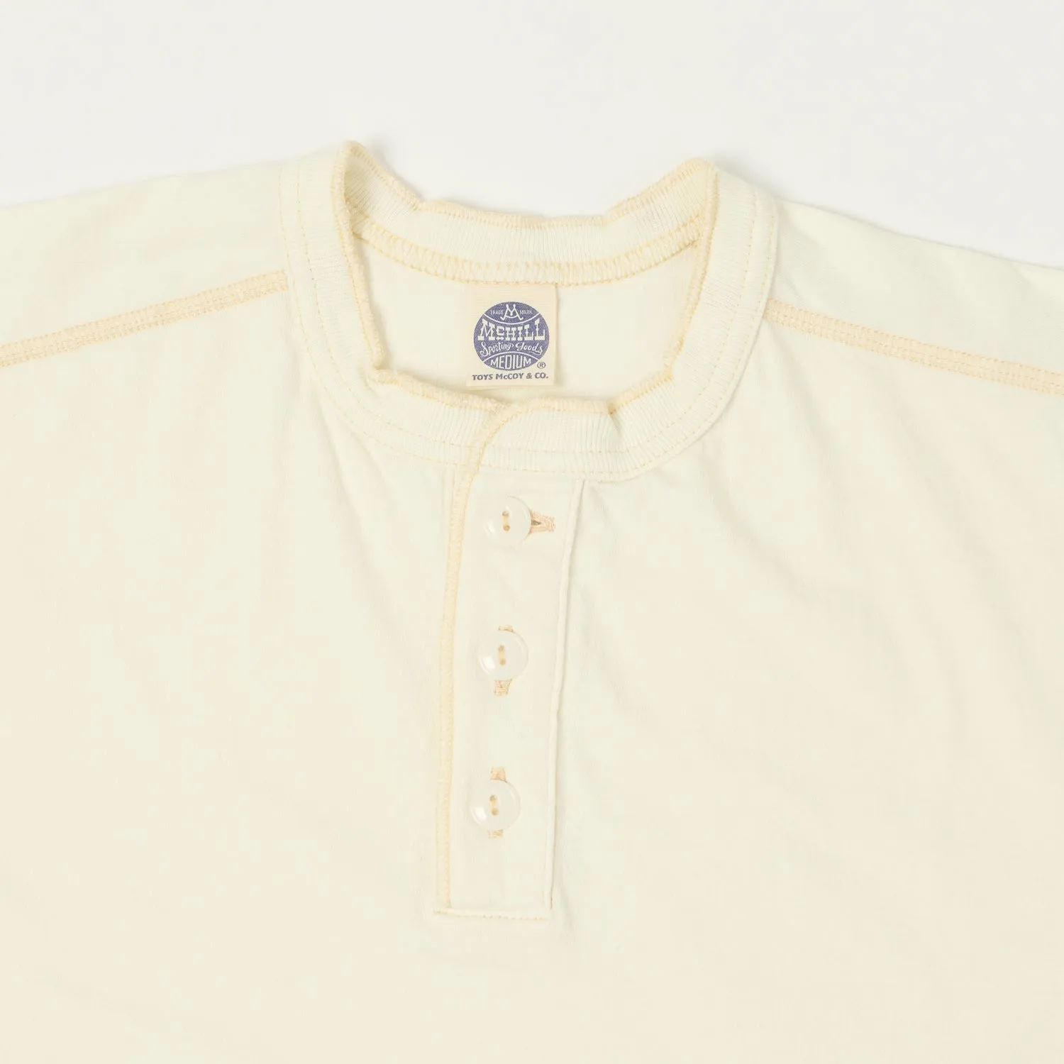TOYS McCOY Union Henley - Off White sold by Son of a Stag product image thumbnail 2